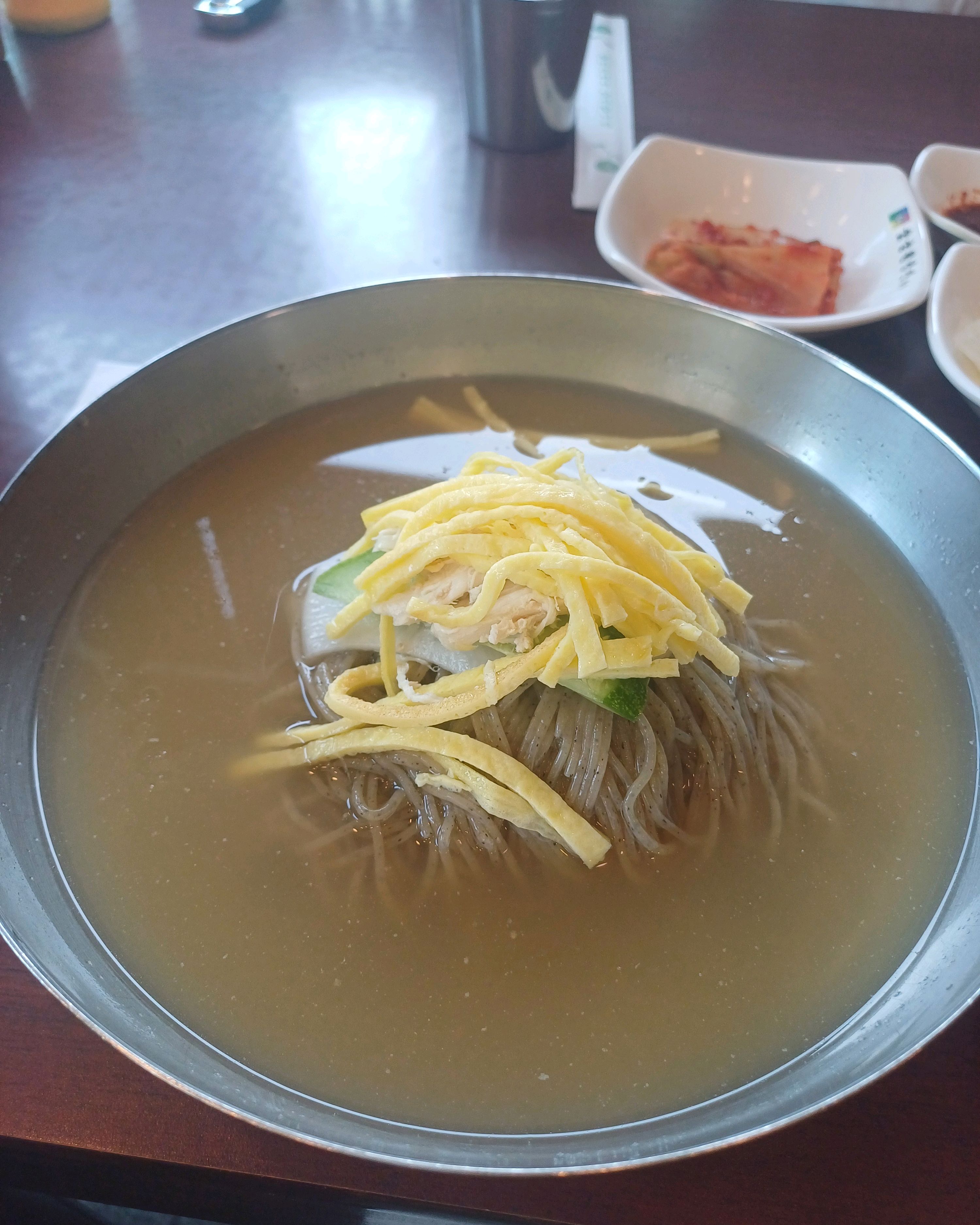 백년가게 맛집, 꿩냉면 있어 와봤는데 처음 먹어봄, 육향 강하고 맛,간 진하고 먹다보면 끝