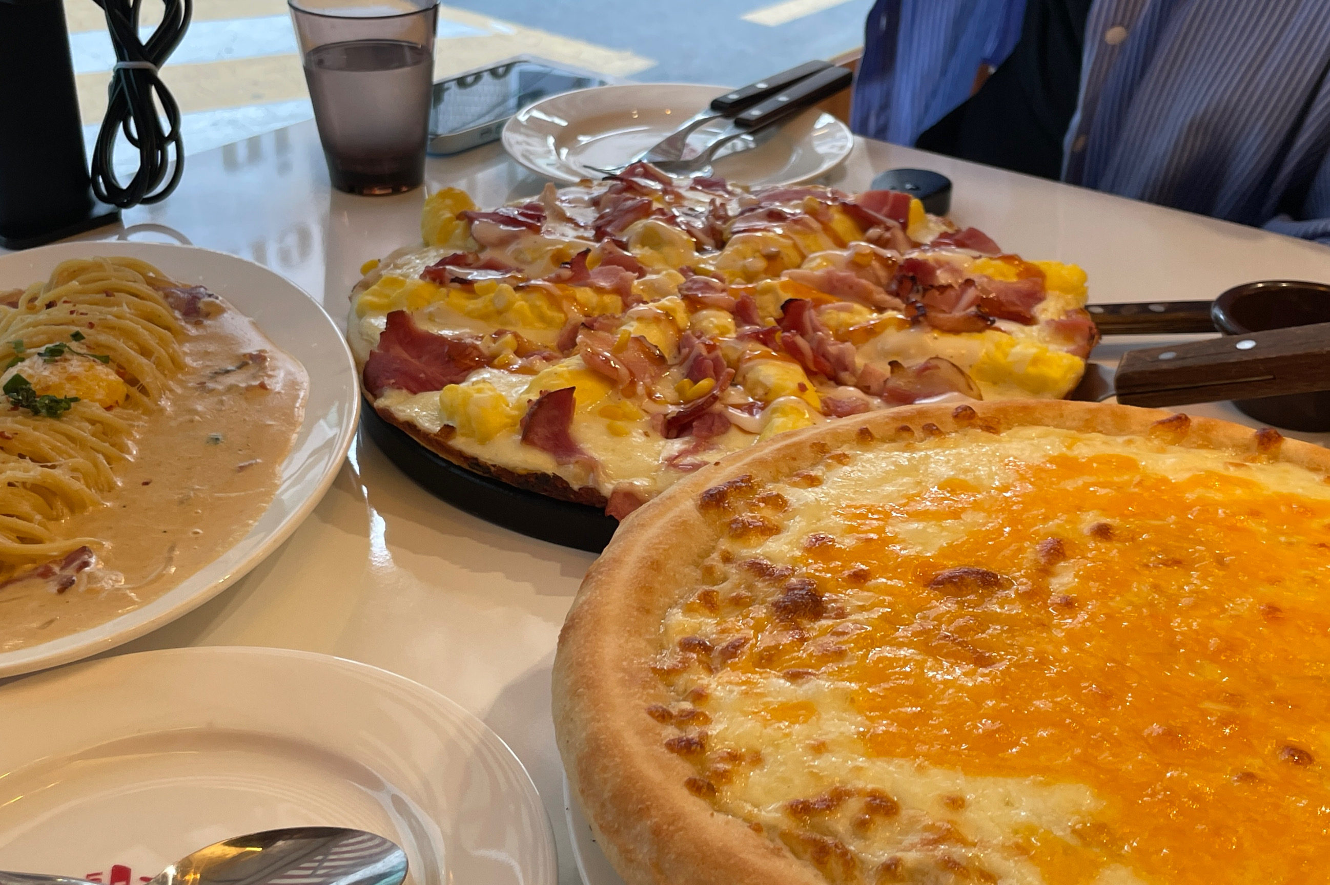 너무 맛있어요! 피자 토핑도 많고 치즈 너무 많아요!!! 첵오입니당 - 대구 맛집 파앤피파스타하우스 대구대봉점