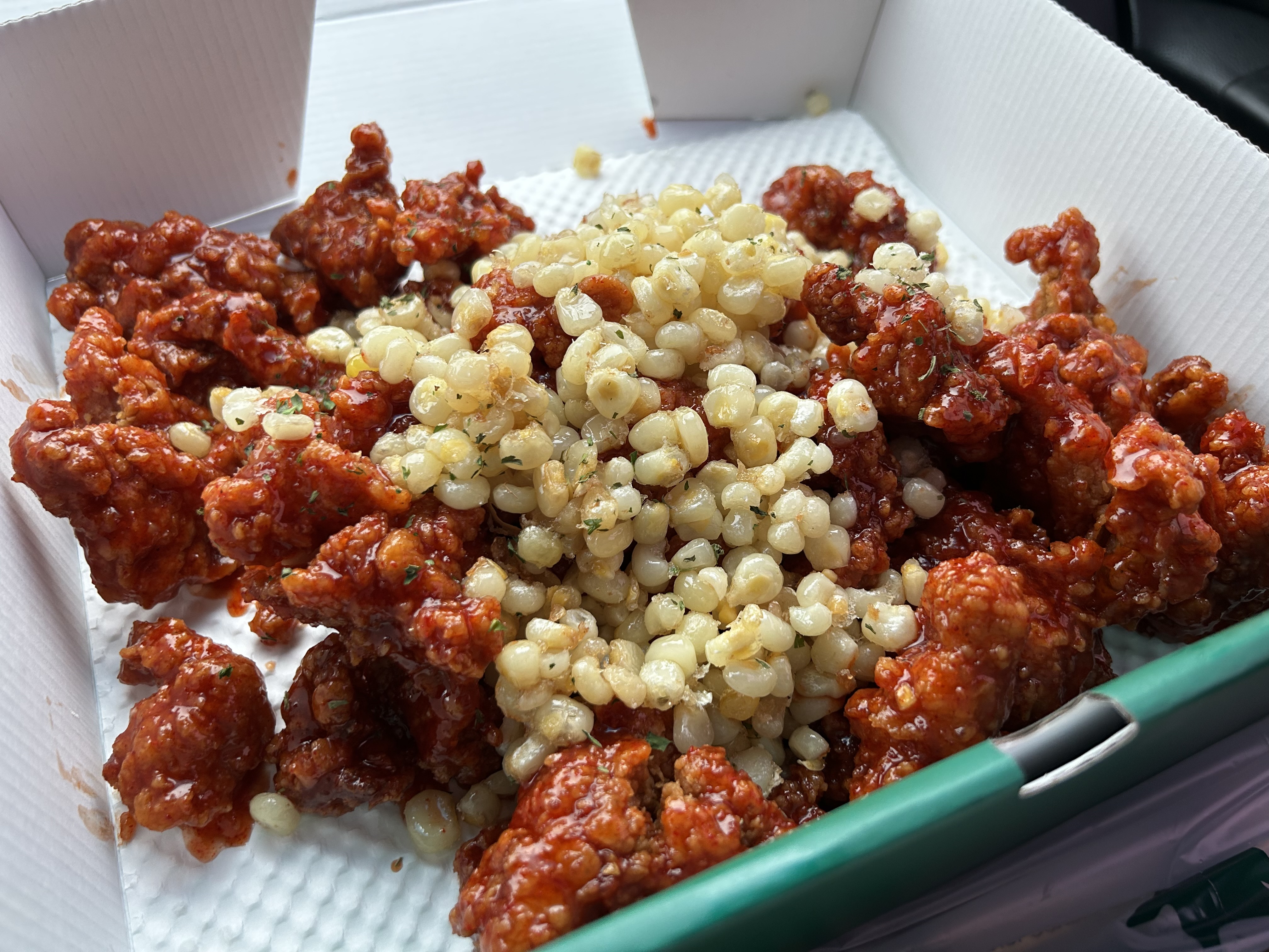 옥수수닭강정(2~3인) 보통맛 - 경포대 맛집 강릉닭강정