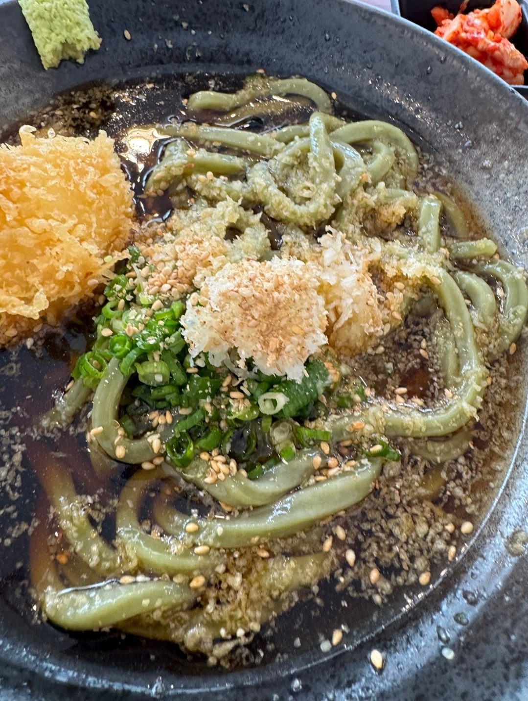 제주산 말차로 만든 우동!! - 제주 맛집 한라미담우동