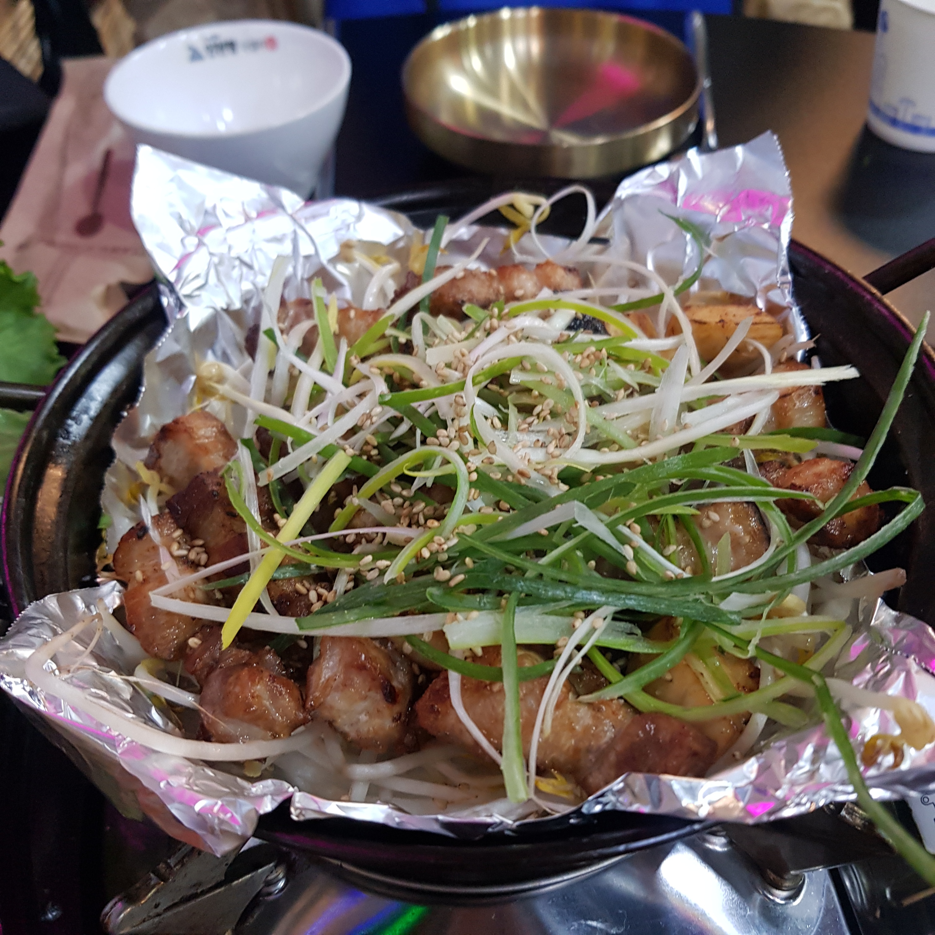 구월동에 데이트하러 왔다 삼겹살 먹고싶어서 방문했어요! - 인천 맛집 본진삼겹살 구월본점