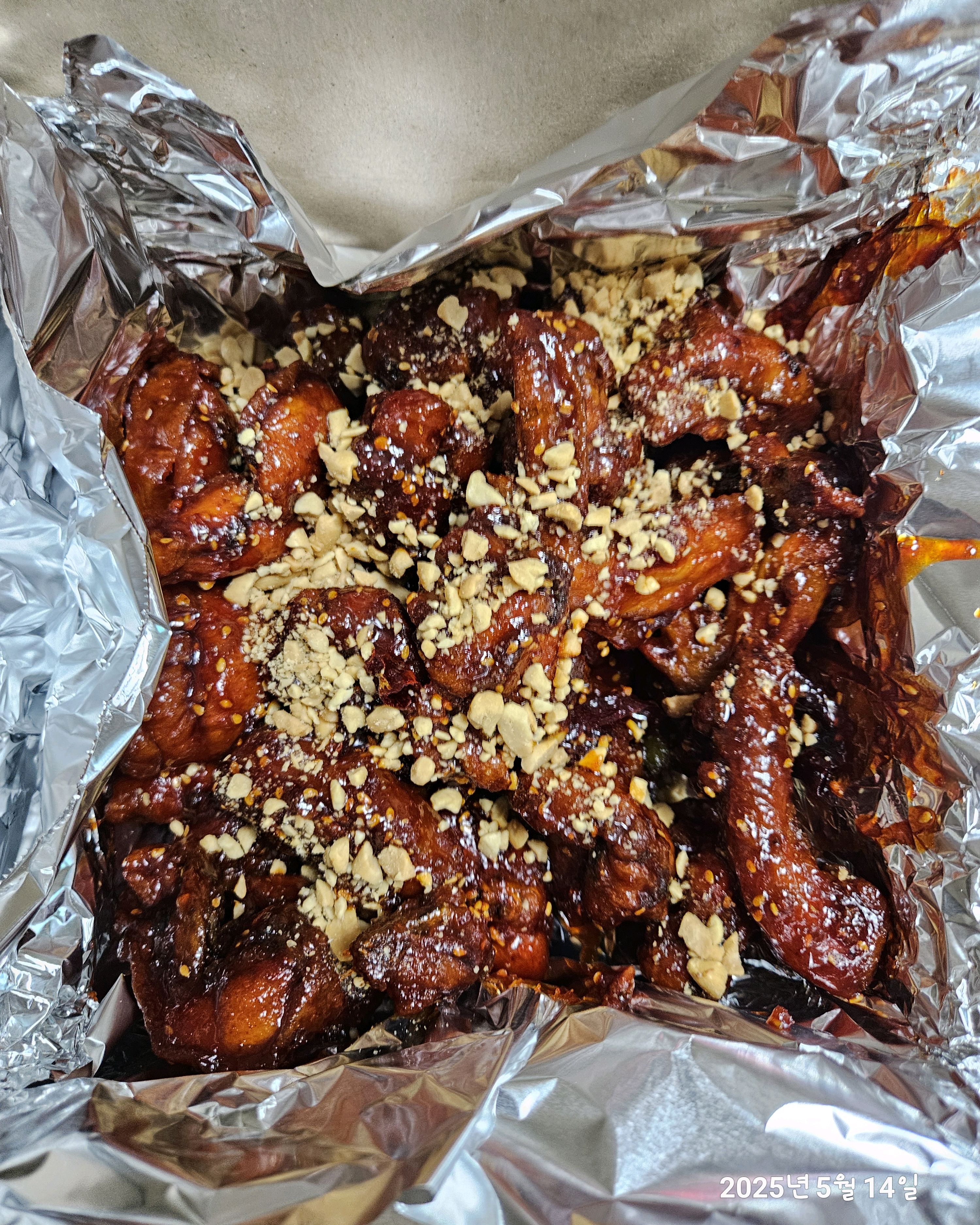 예약하고 포장했어요 - 인천 맛집 홍명숙 황해 닭강정 본점
