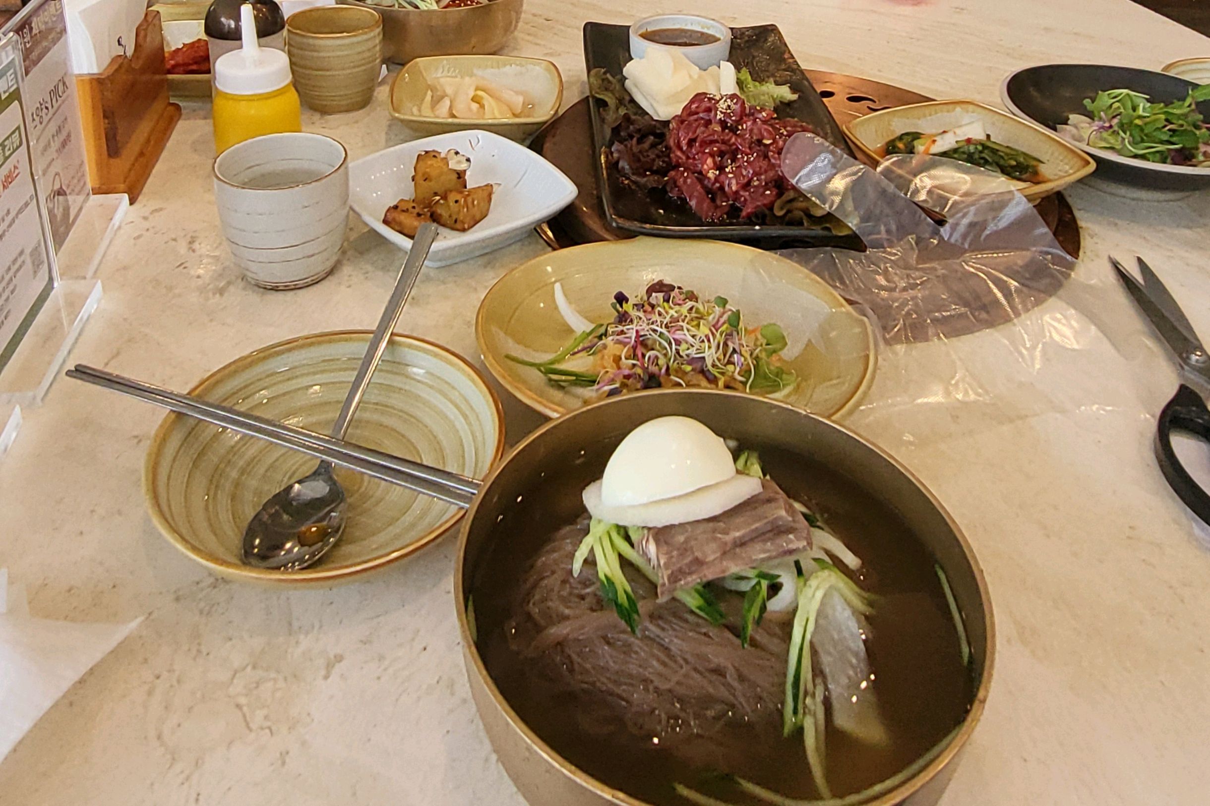 너무 친절하셔서 기분좋은 식사가 되었어요 - 대전 맛집 사리원면옥 둔산본점