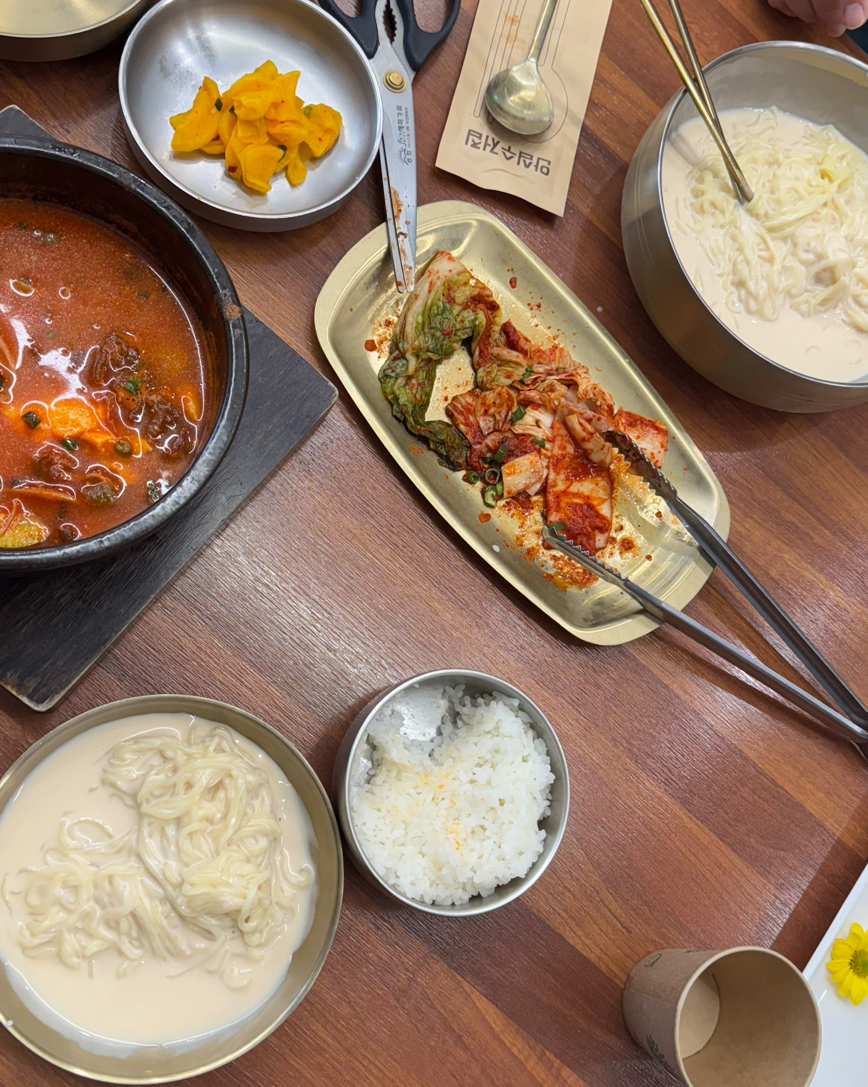 음식 먹다가 넘 맛있어서 사진찍었네요 - 인천 맛집 두진옥 청라본점