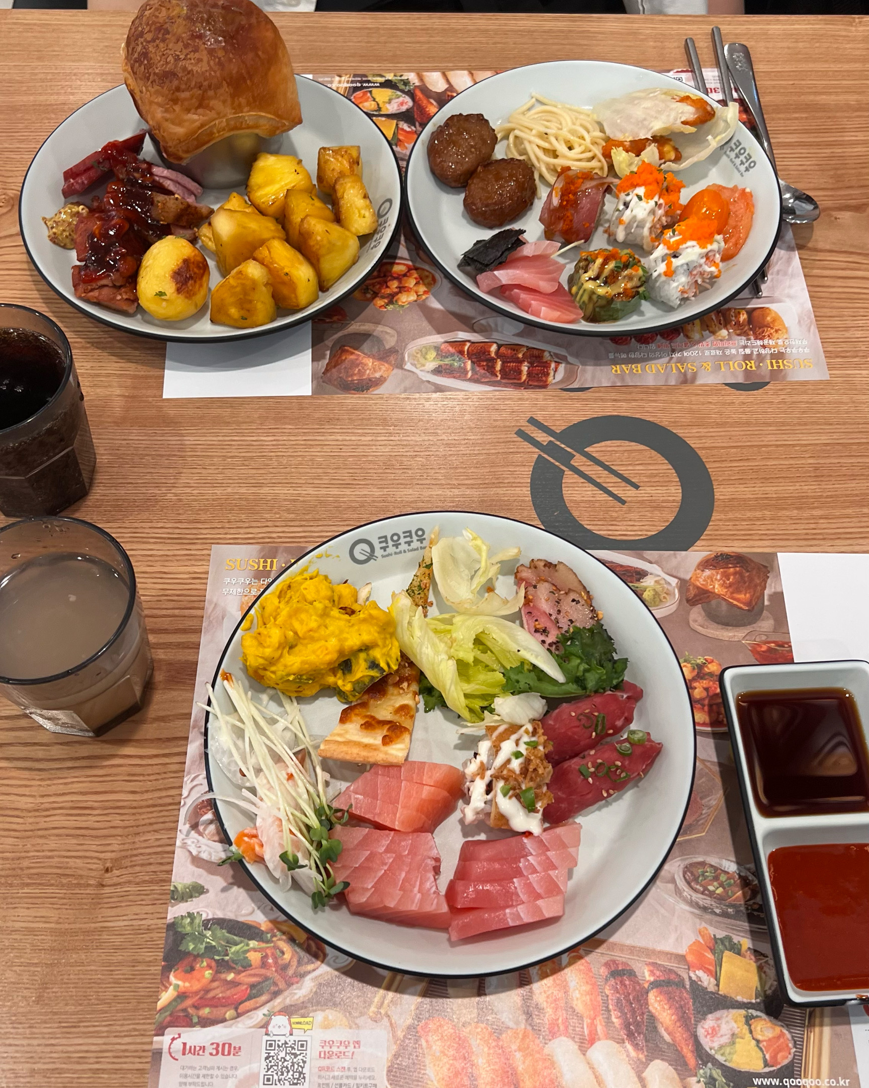 전에 방문했었는데 음식이 또 생각나서 왔어요 ! - 인천 맛집 쿠우쿠우 청라점