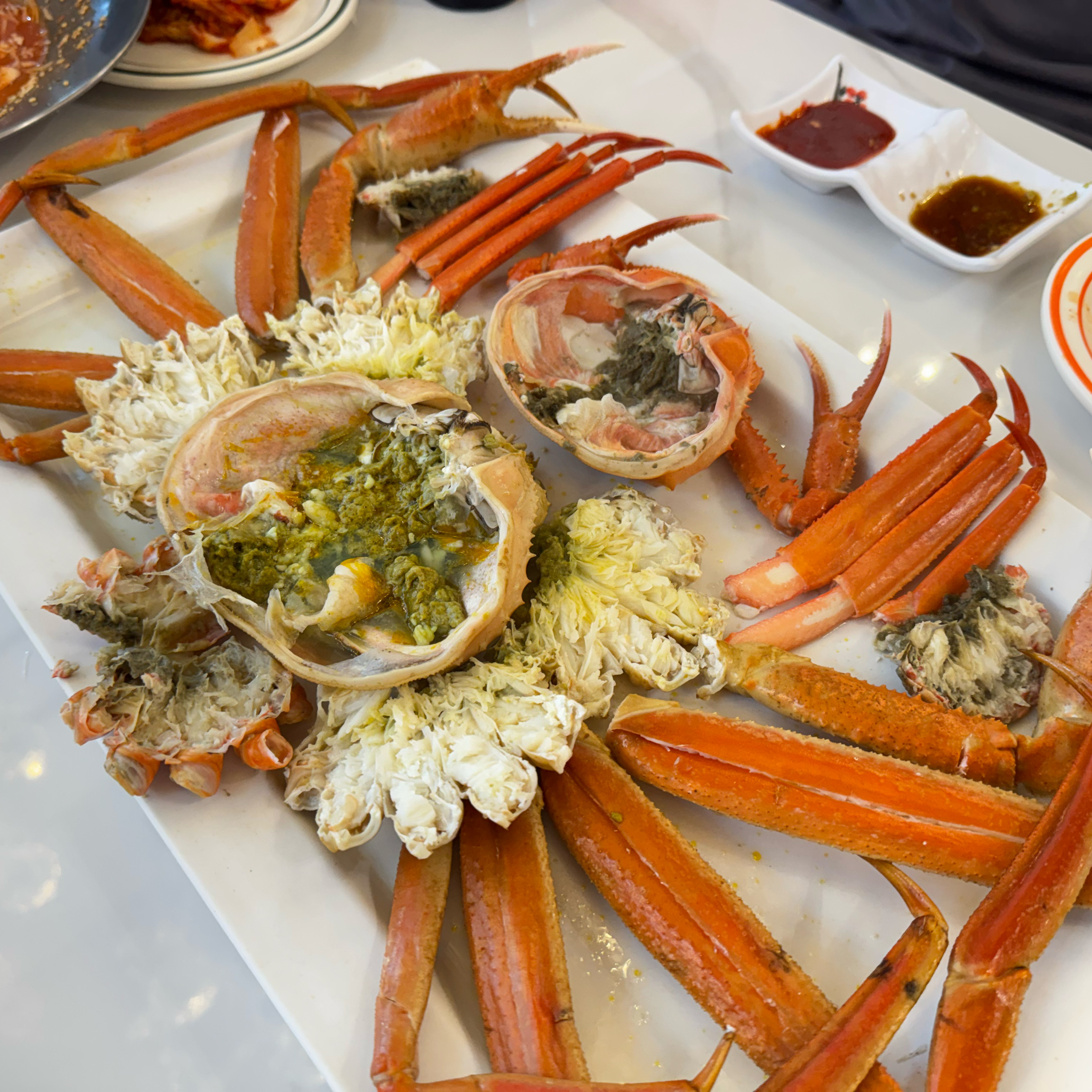 간만에 대게 먹는거라 기대했는데 - 아바이마을 맛집 대게여왕