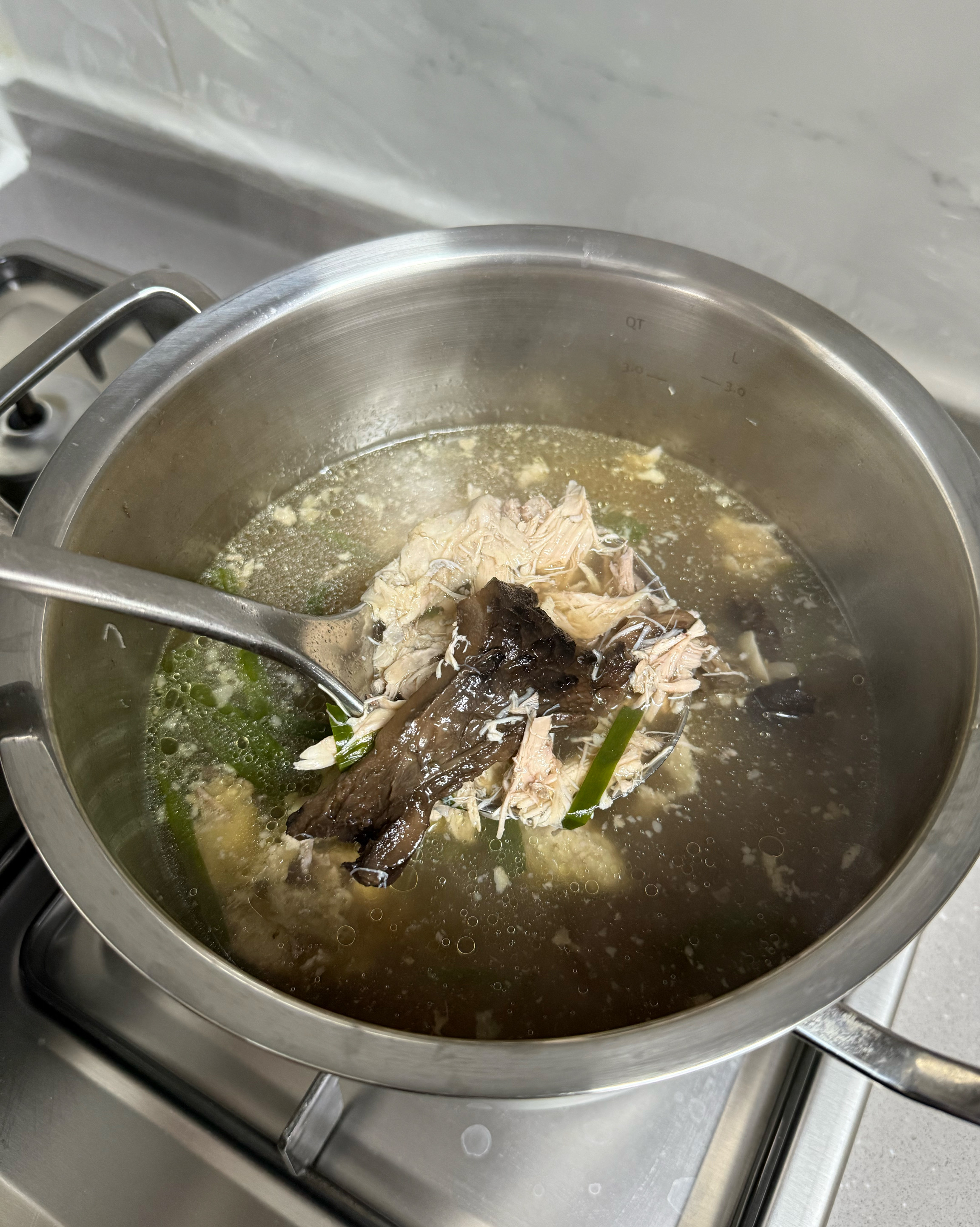 정신없이 먹느라 사진을 제대로 못찍었네요 ㅠㅠ - 대구 맛집 성서 제1능이버섯 능이백숙