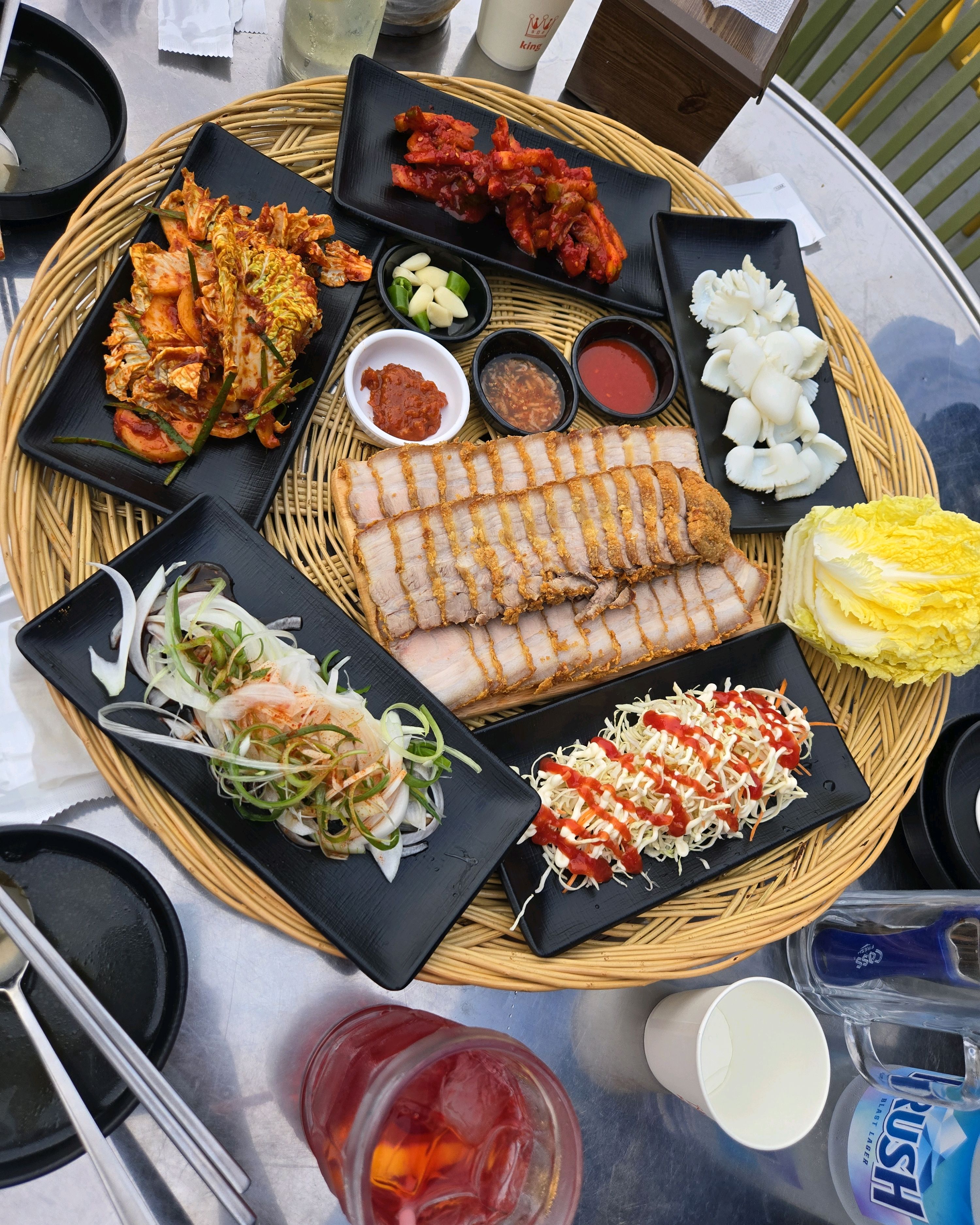처음에 안주 접하고 깜놀요! 맛도 있고 보쌈튀김이 독특한 식감과 함께 맛도 좋고 푸짐해요!