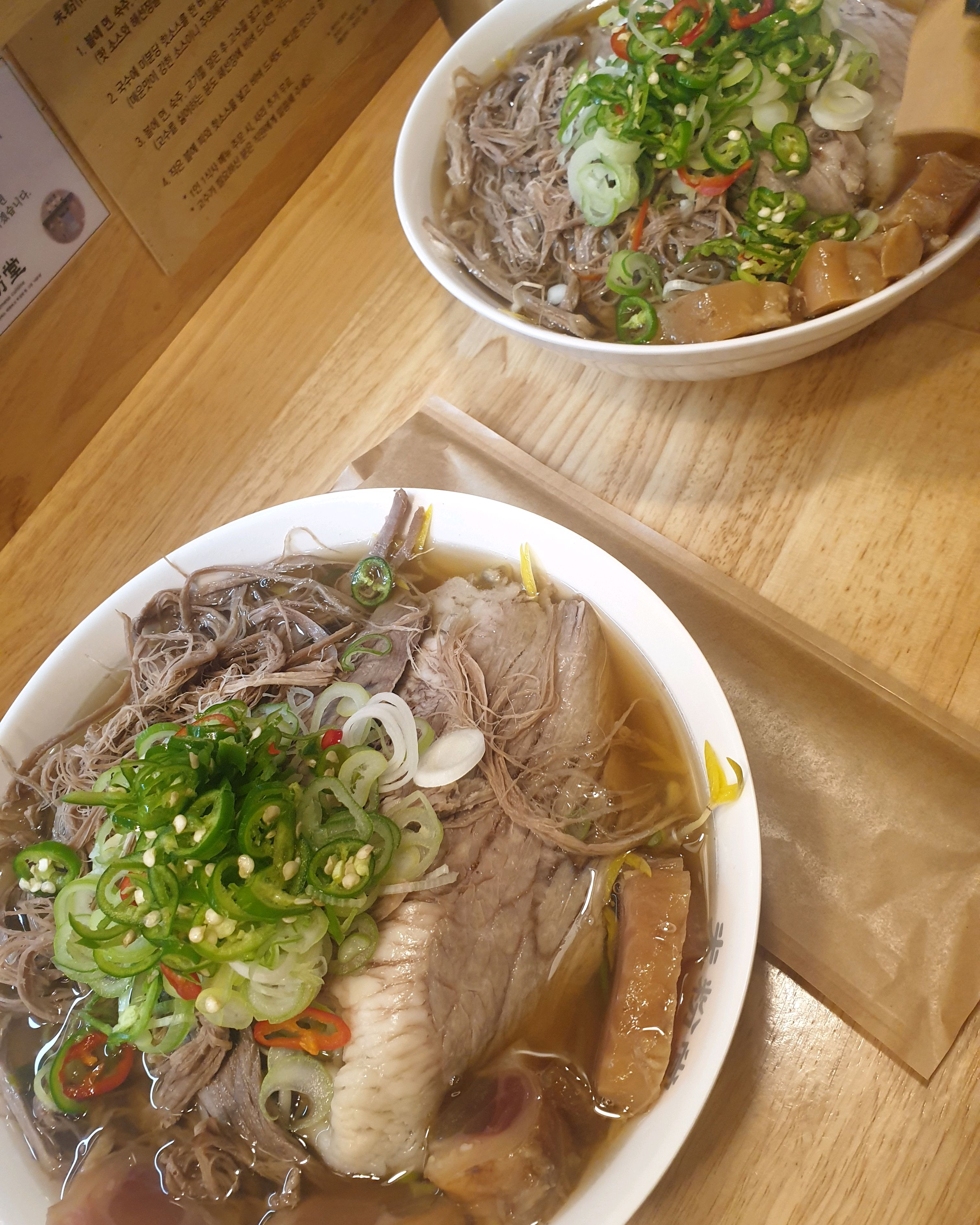 양이 푸짐하고 조용한 분위기도 좋아요 혼밥하기 좋은거 같아요 - 익산 영등동 맛집 미분당 익산점