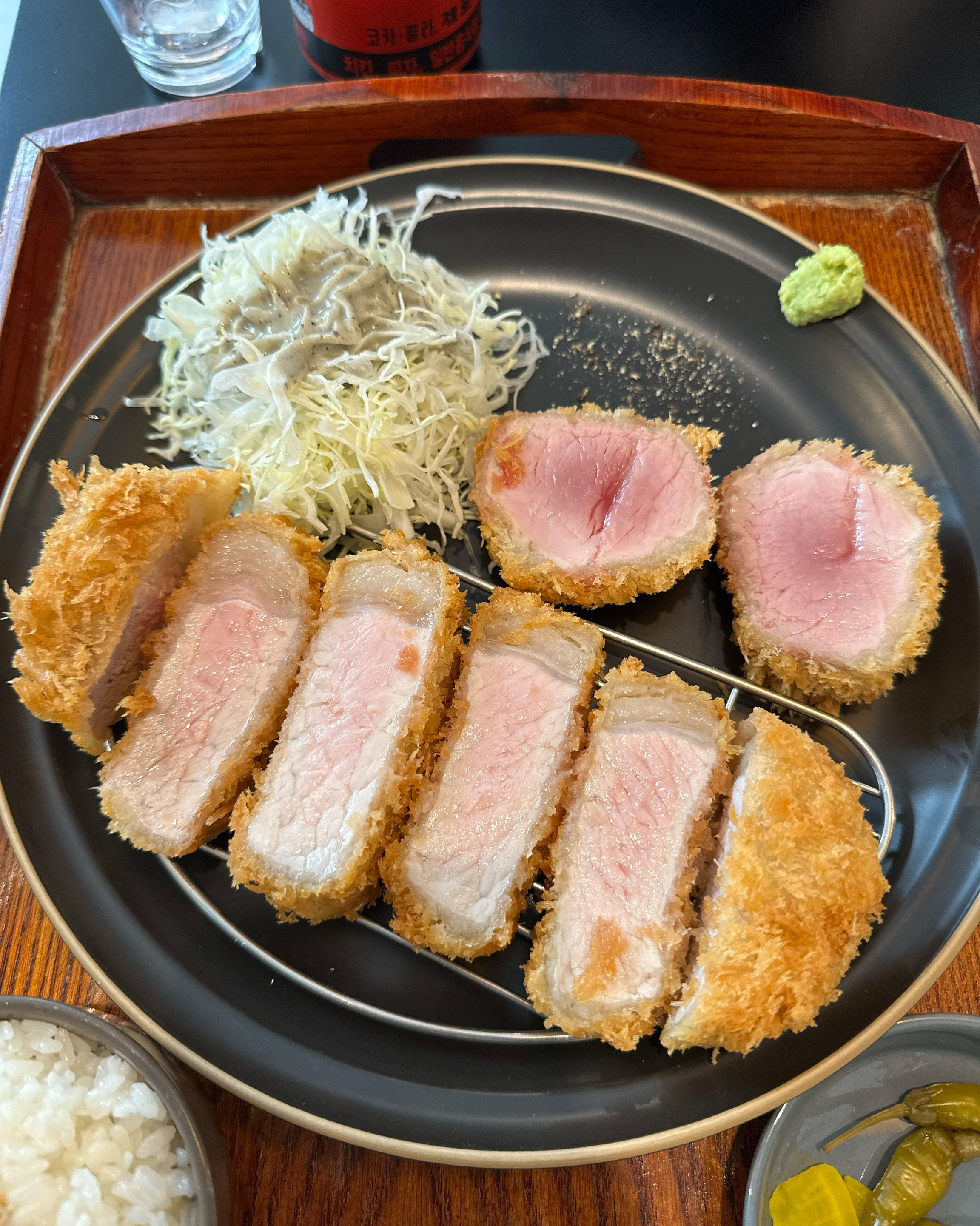 재재재재방문인 제주 최애 돈까스 맛집. 특등심까츠 먹고싶었는데 품절이라 일반등심가츠에 안심