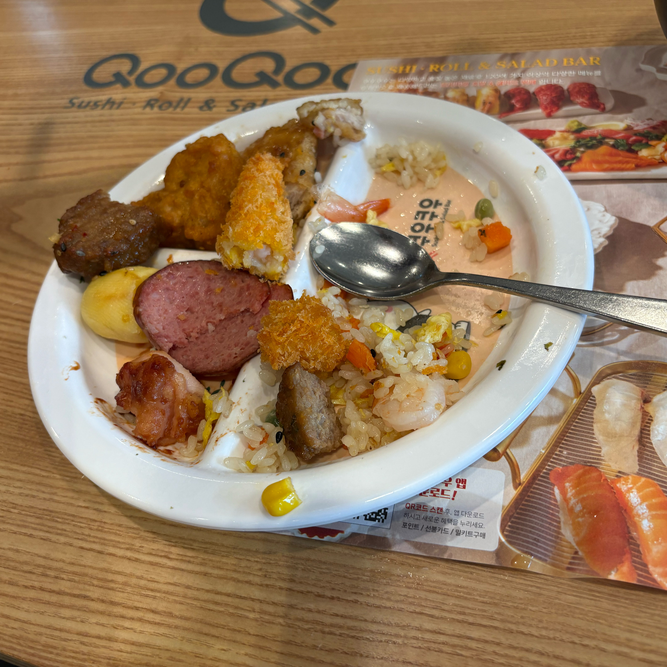 맛있고 키즈카페 좋네요 - 인천 맛집 쿠우쿠우 청라점