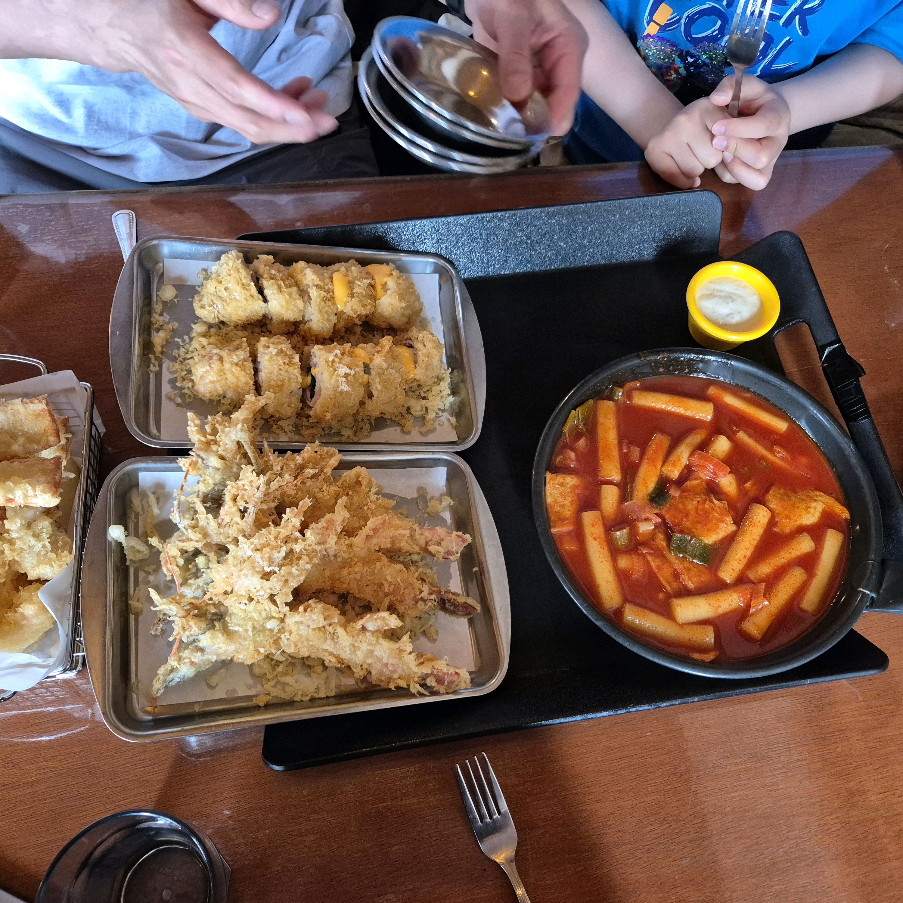 튀김이 정말 바삭해요. - 제주 맛집 명랑스낵