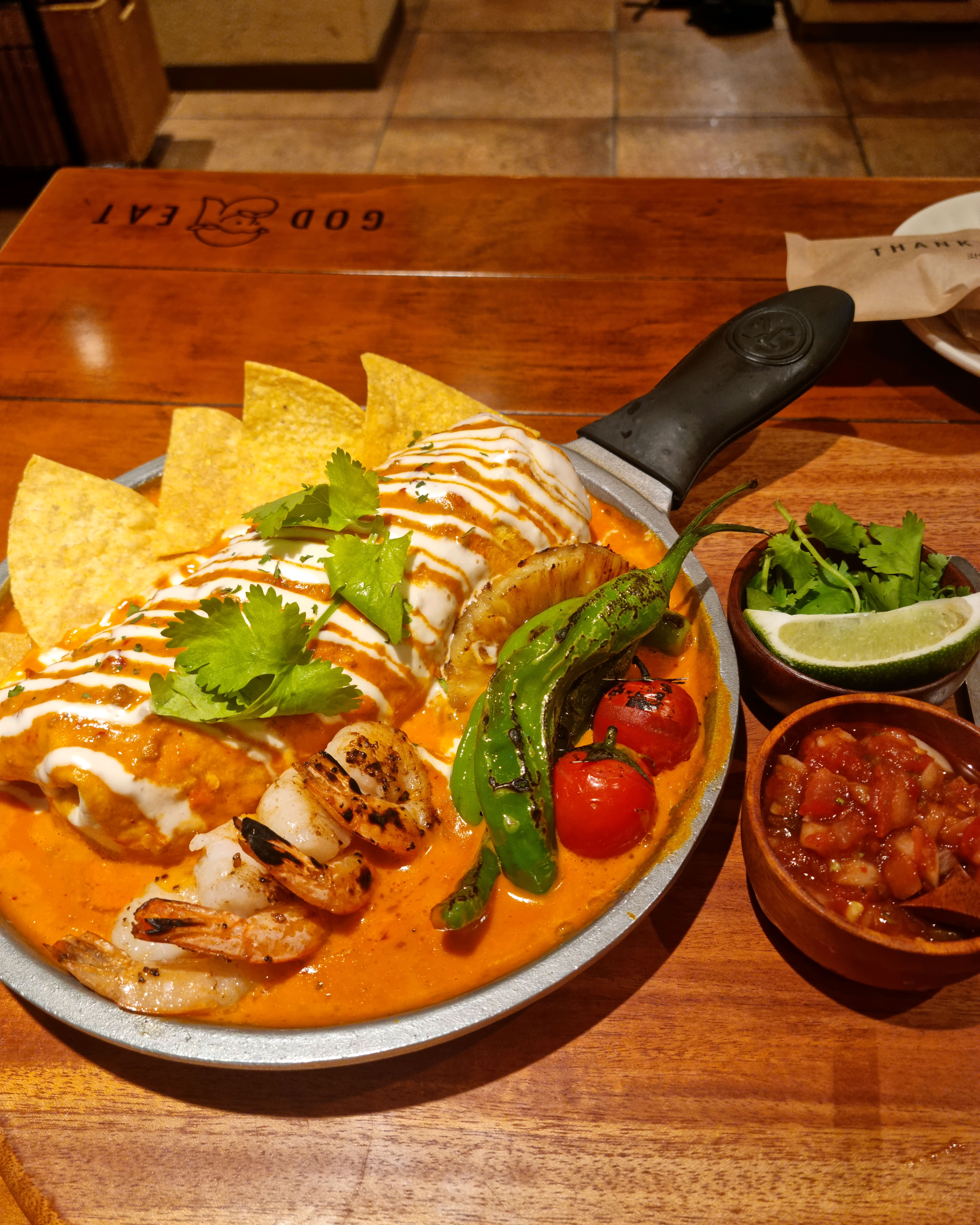 엔칠라다가 넘 먹고싶어서 혼밥하고 왔어요~ 단품으로 시키니까 혼자 먹기 적당하네요^^ - 안국역 맛집 갓잇 안국점