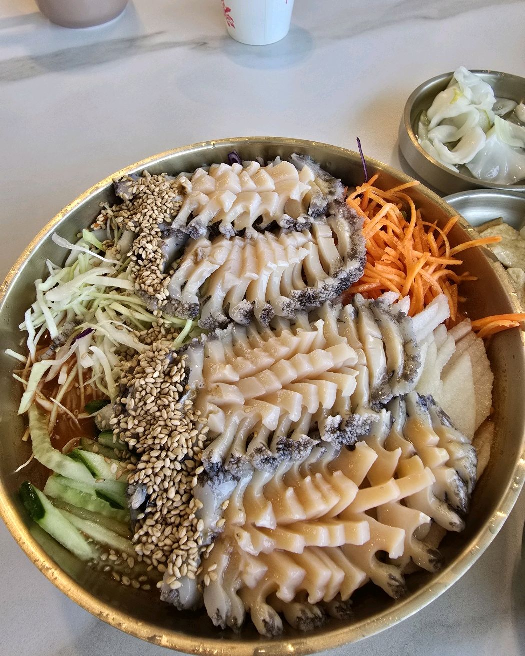 두번 주문했는데 영수증이 마지막껏만 나왔네요ㅎㅎ - 제주 맛집 안녕전복