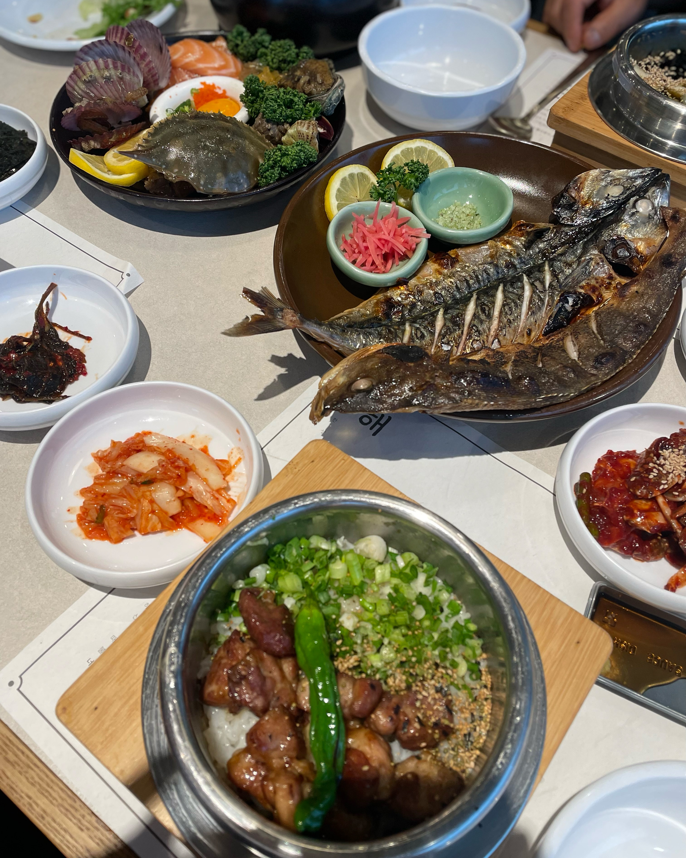 한 상 가득 솥밭 너무 맛있게 잘 먹었어요~ - 부산명지 해솥 명지본점