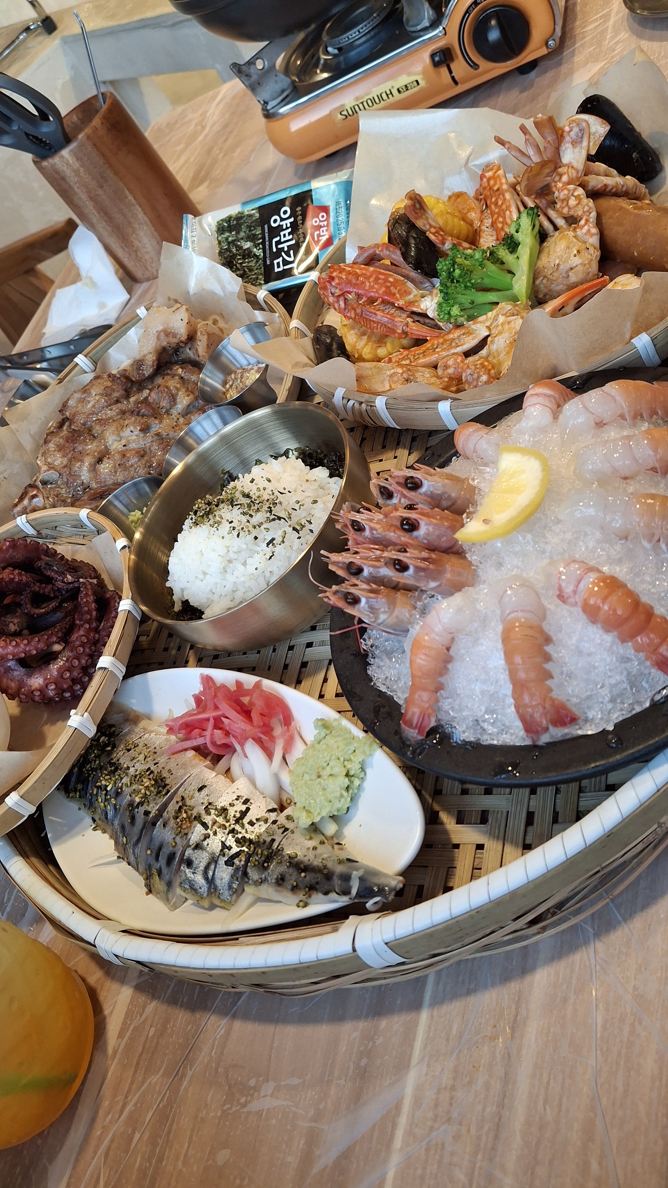 푸짐하게 아주 맛있게 잘 먹었습니다ㅎㅎ - 제주 맛집 더비치크랩 제주협재점