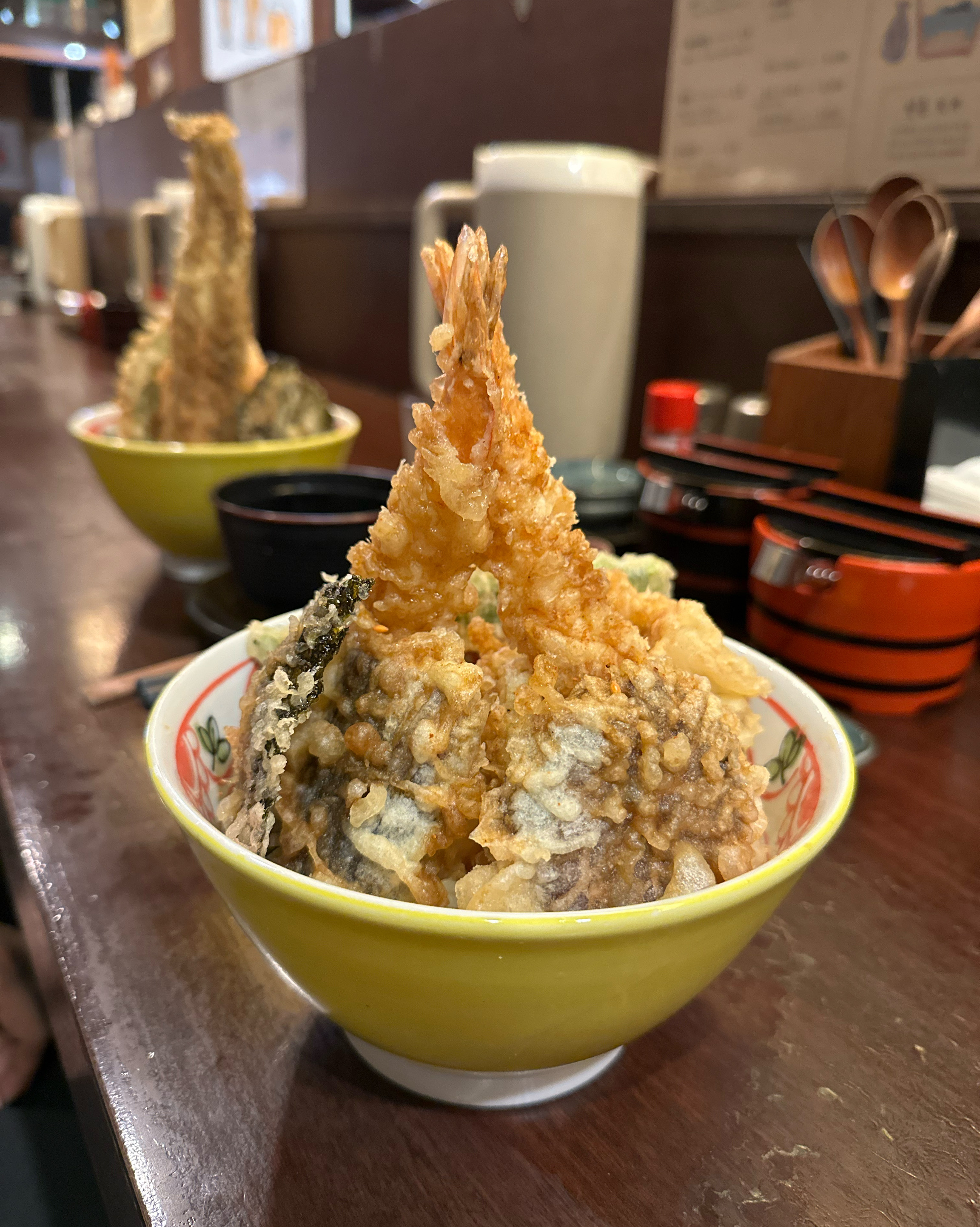자주 오는 맛집이에요 튀김 다 먹고 오차즈케까지 - 대구 맛집 유이쯔