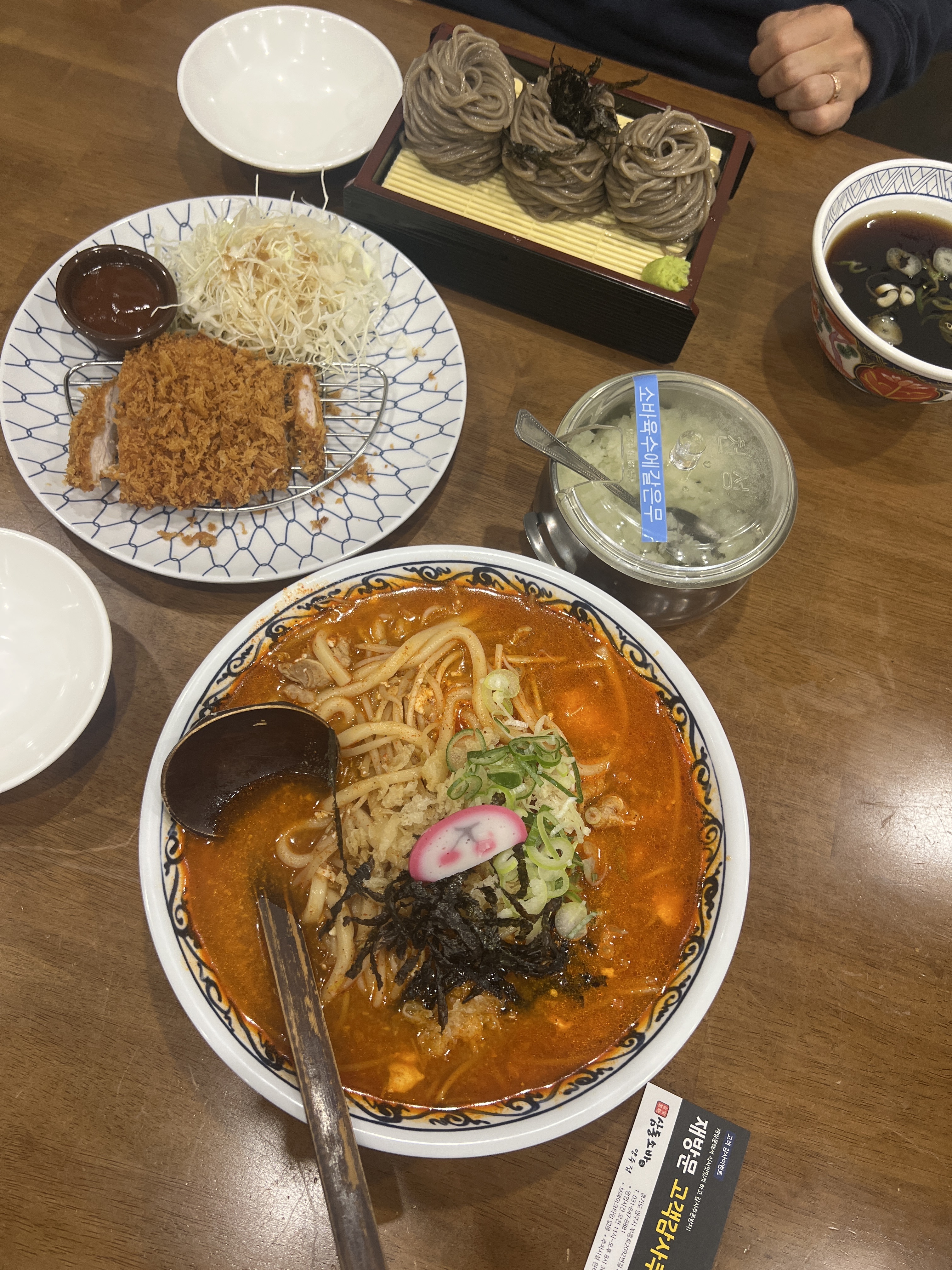 항상 먹으러 오는곳 !! 신메뉴도 궁금해서 먹고싶었는데 순두부짬뽕우동 먹어요~ - 양주 삼숭동 맛집 삼동소바 양주점