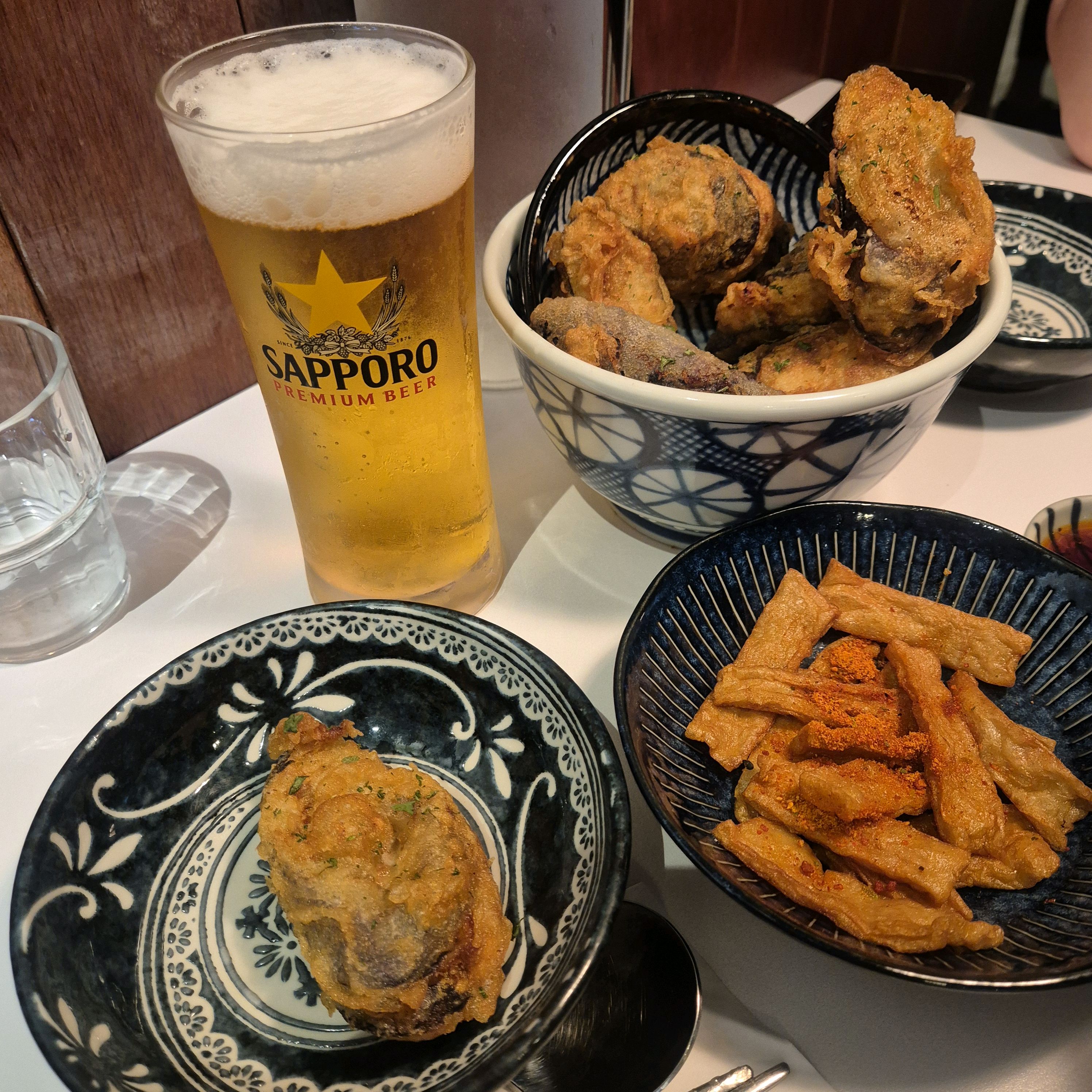 a세트 가지튀김이랑 곱창전골 시켰는데 너무 맛있어요!👍❤️ - 성수동 가성비 좋은 감성 데이트 맛집 다이닝 목로 성수점