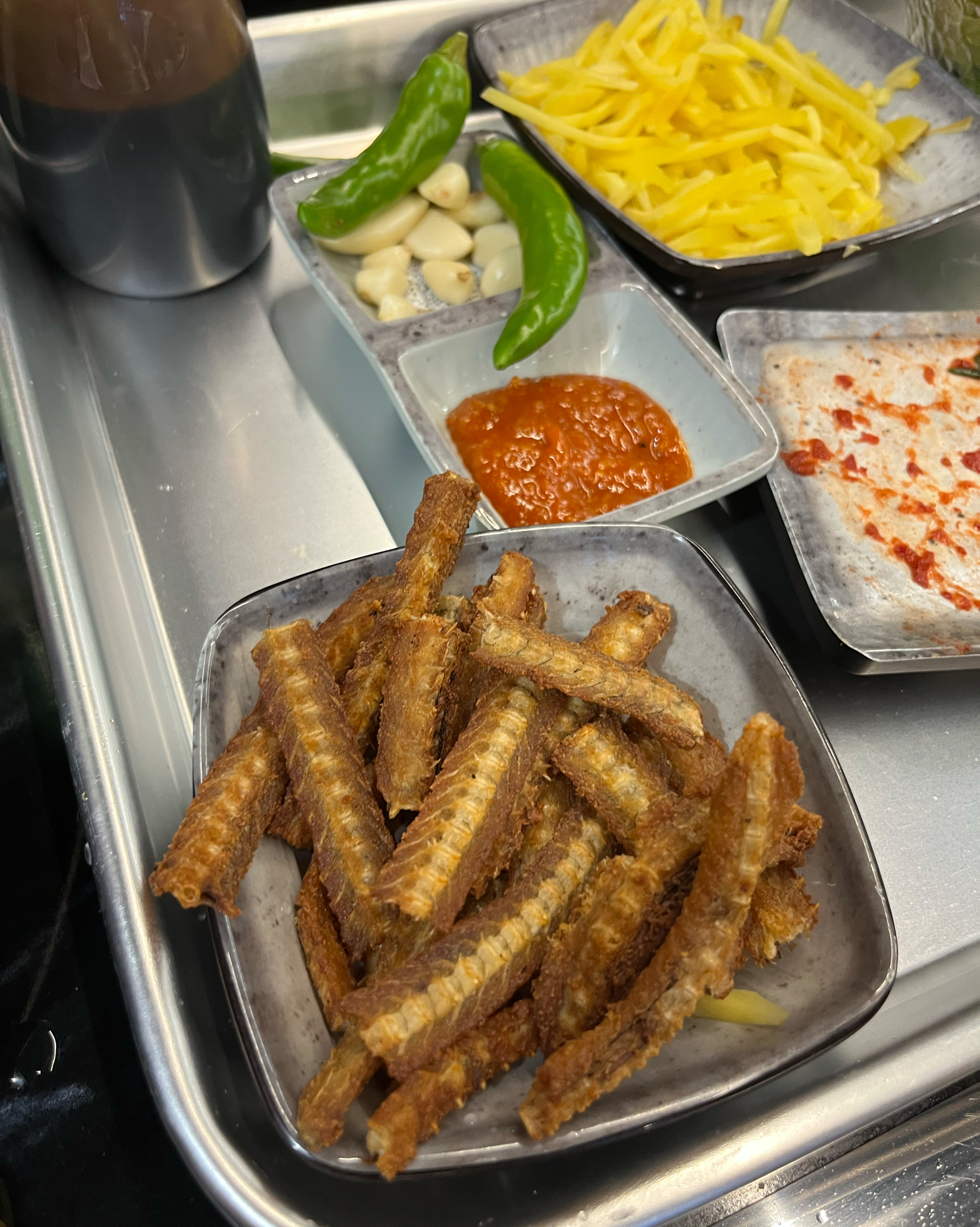 장어뼈튀김 맛있어요장어도 국내산이구요 - 인천 맛집 팔당장어 인천논현점