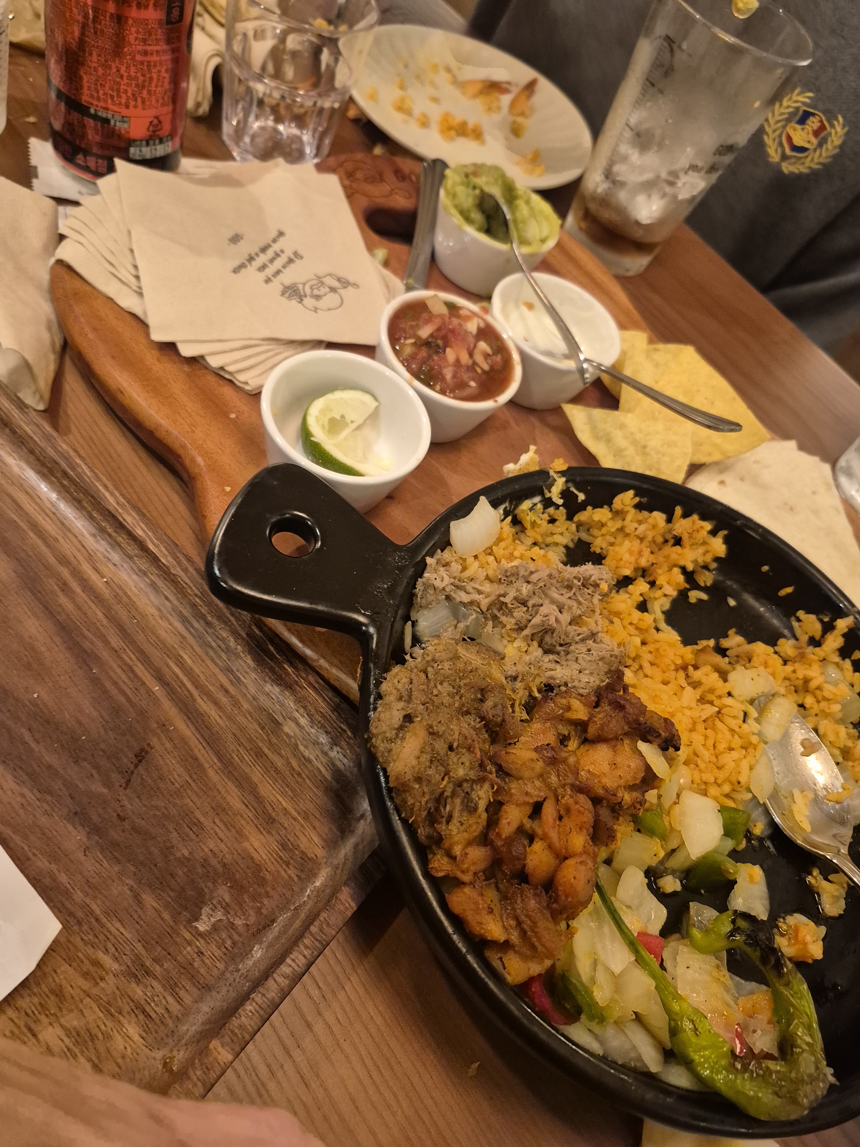 너무 맛있어 사진을 늦게 찍었네요~^^ 4번째 방문입니다. 멕시코 요리가 생각날때마다 방