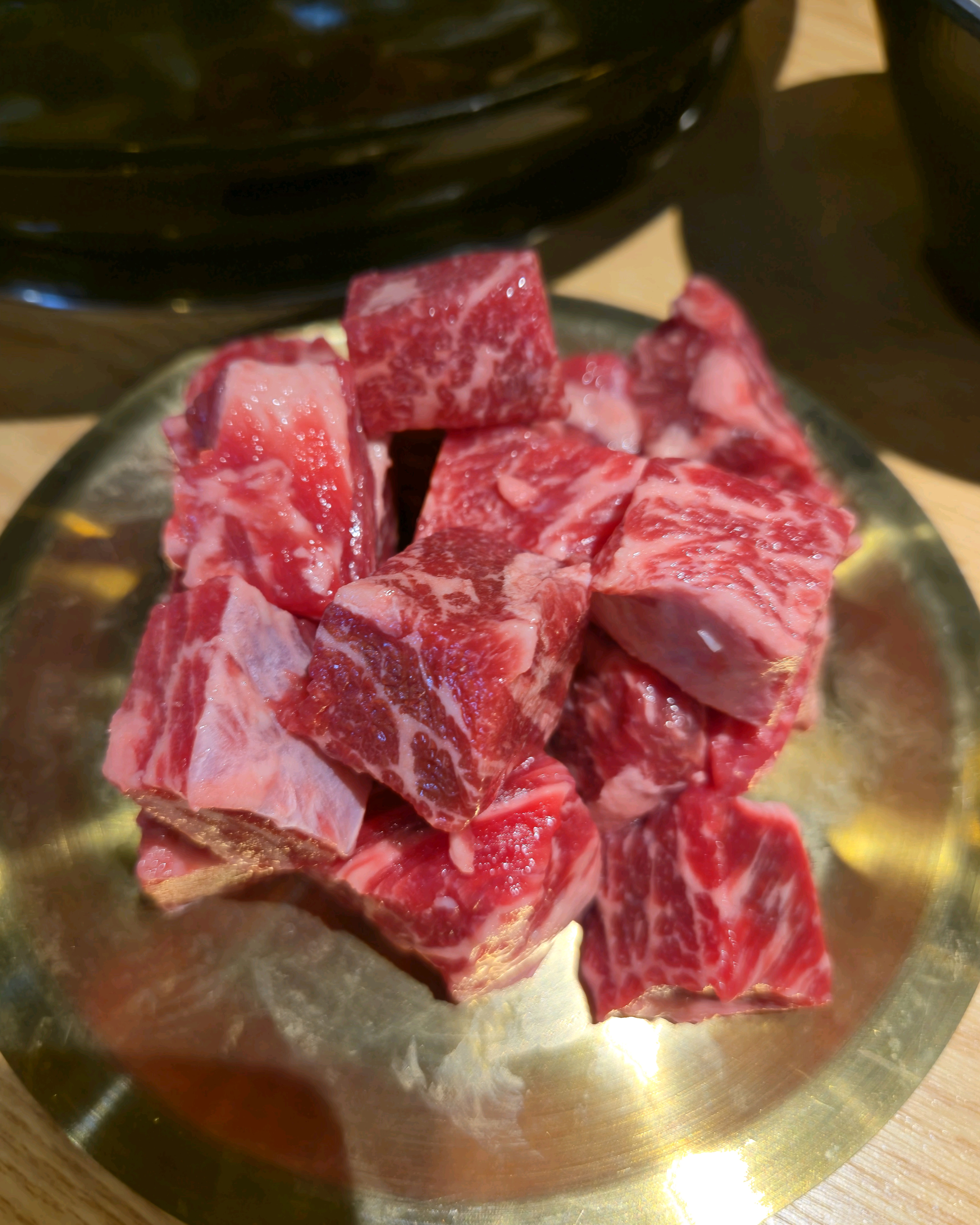큐브눈꽃살 부드럽고 맛나네요 초등아이 엄청. 좋아하네요 - 대구 맛집 담가화로구이 대구수성못점