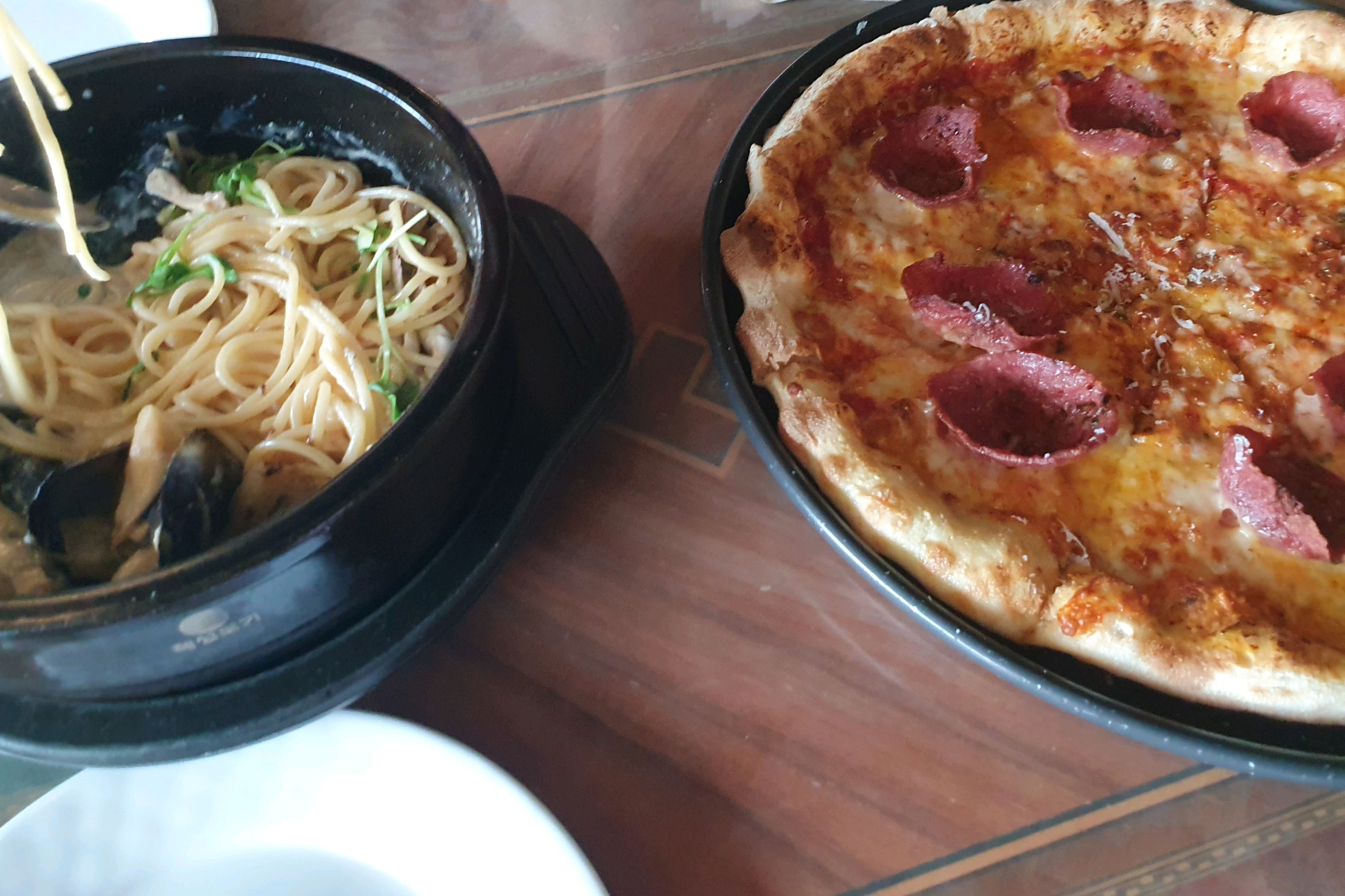 맛있어여~~!! - 인천 맛집 뚝배기이탈리아