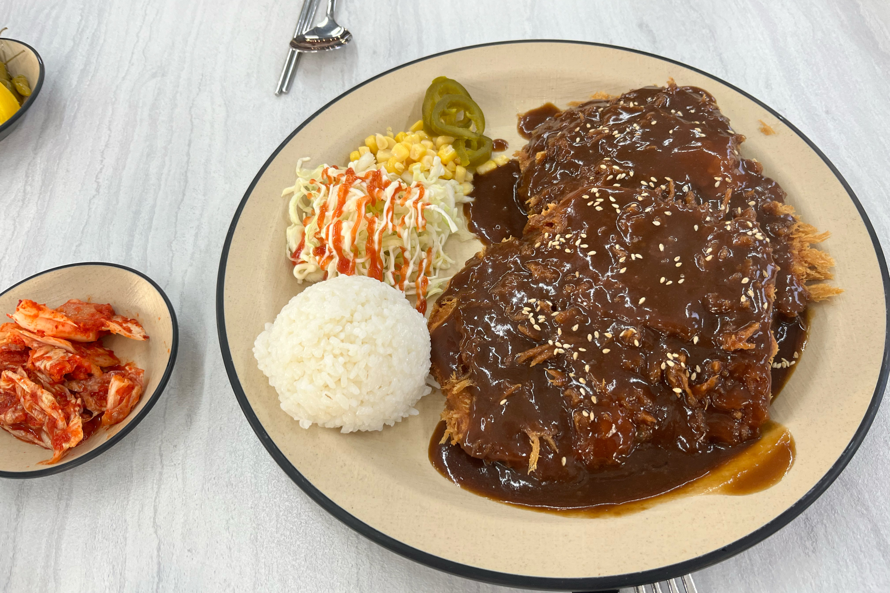 돈까스도 푸짐하고 소바도 맛있어요!! 여름메뉴로 최고입니당 - 대전 맛집 하랑소바 전민동본점