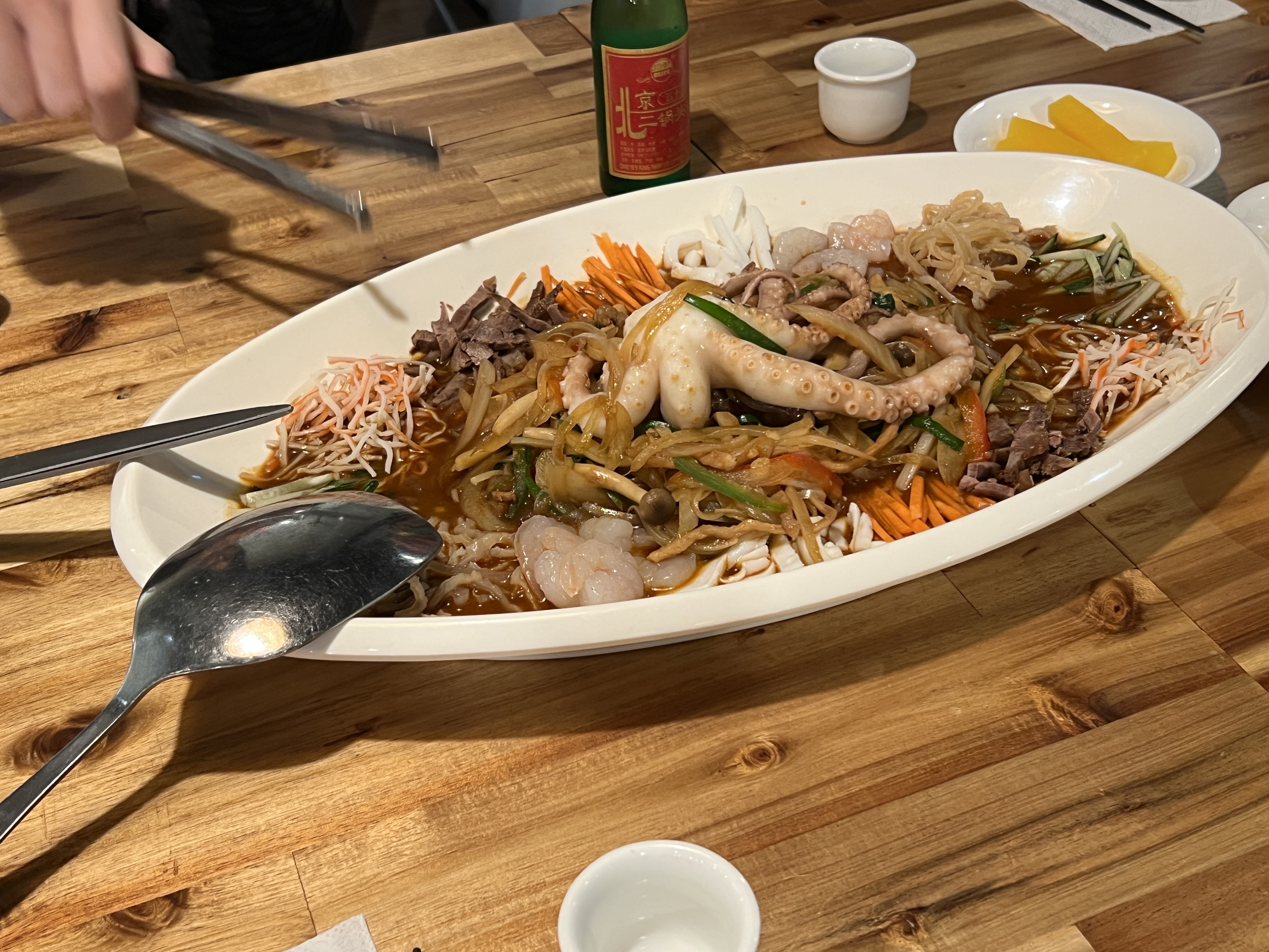 양장피랑 사천탕수육 시켰는데 너무 맛있네요 - 대전 맛집 마천취