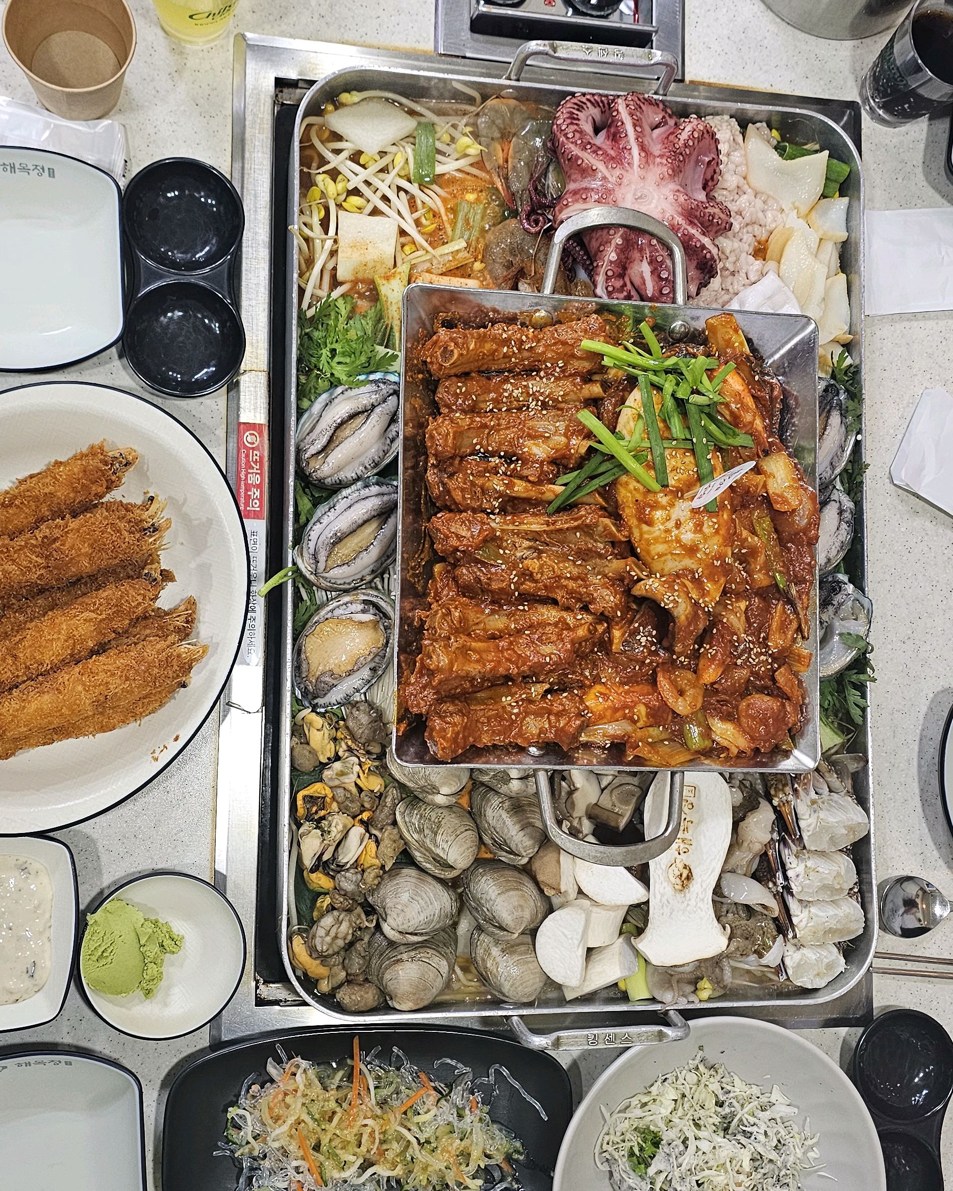 어머님과 가족식사왔는데 푸짐하고 정갈해서 촣아도 - 인천 맛집 해목정 연수본점