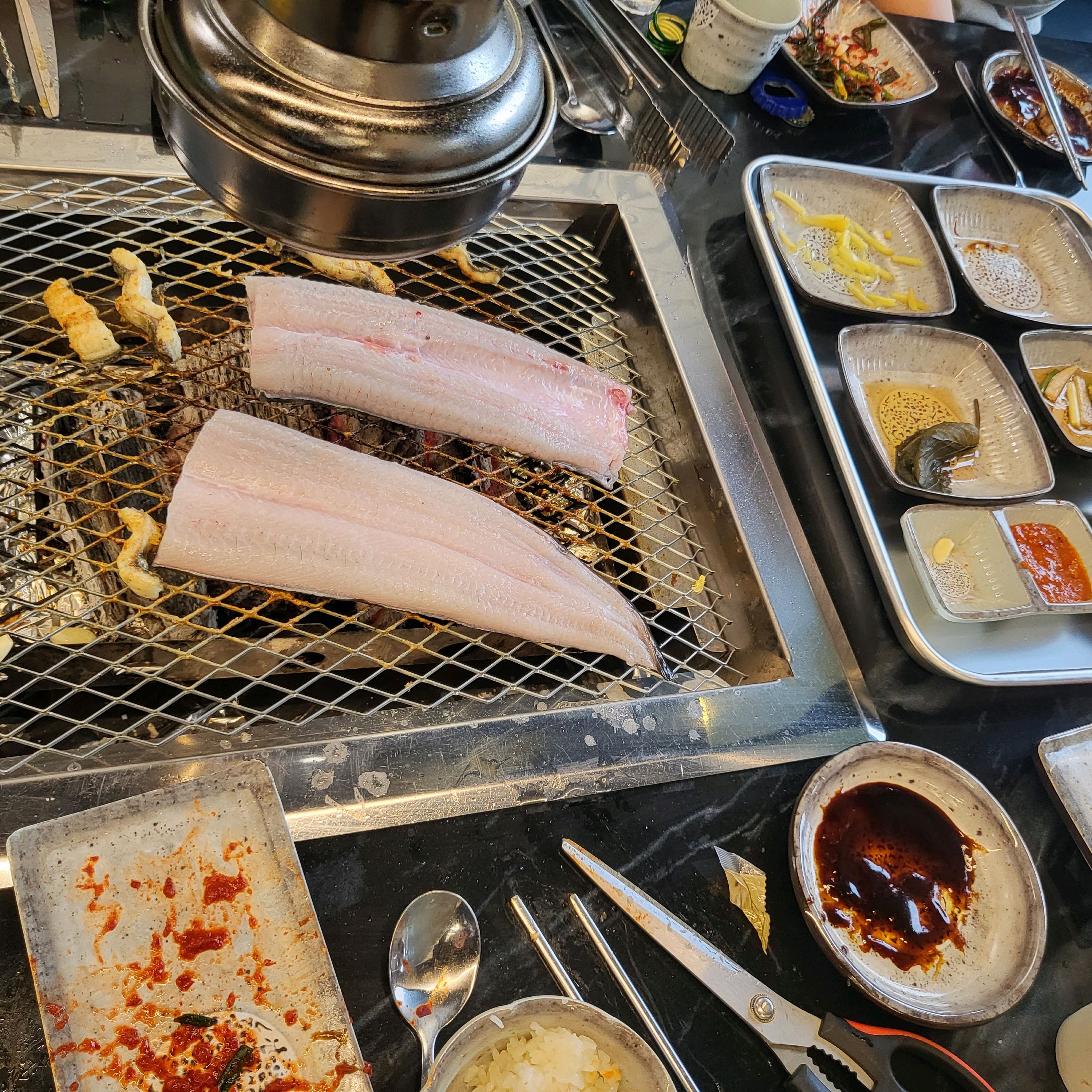 지난주에 처음으로 왔었다가 저렴하게 너무 맛있게 먹고가서 - 인천 맛집 팔당장어 인천논현점