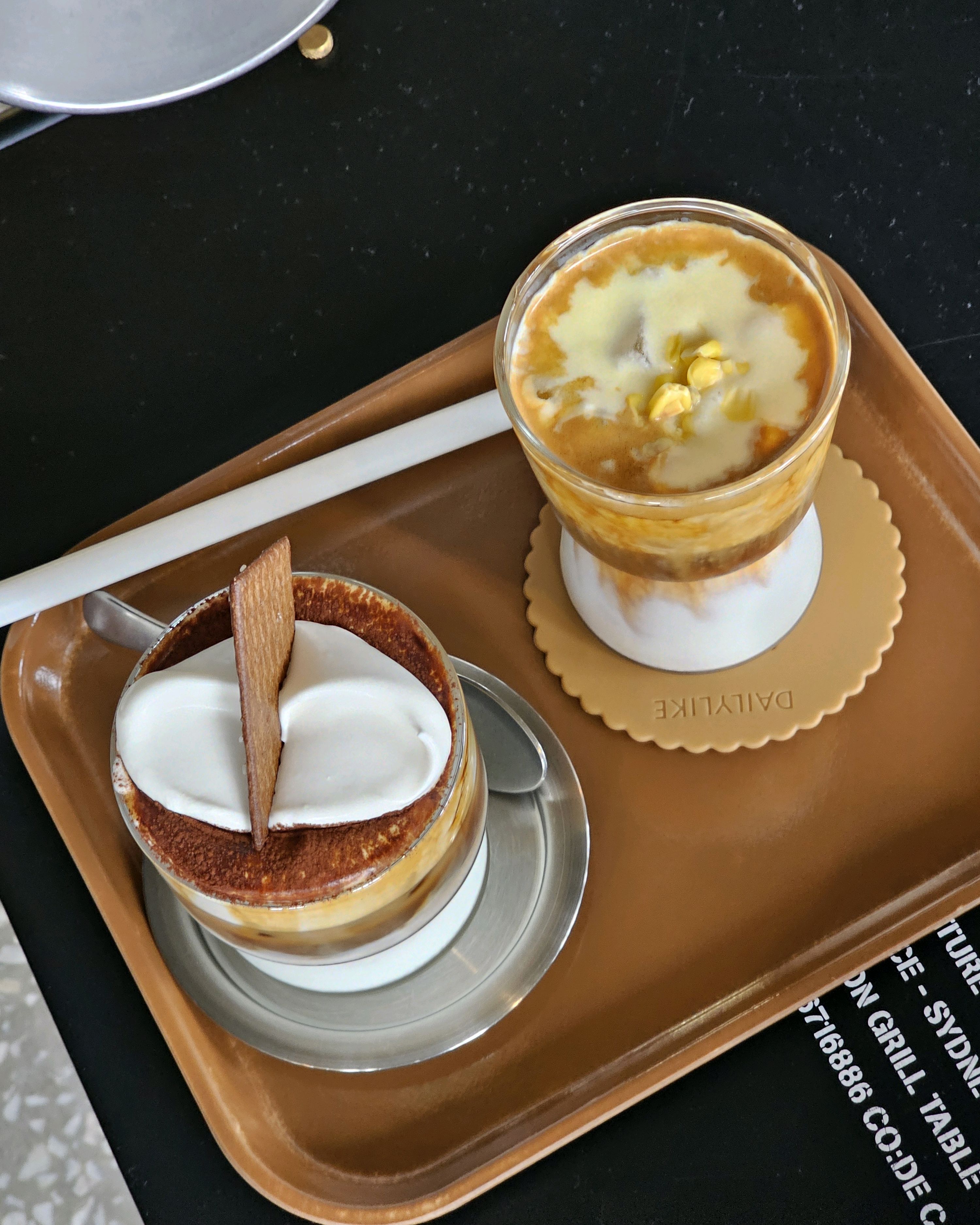 Cream latte
