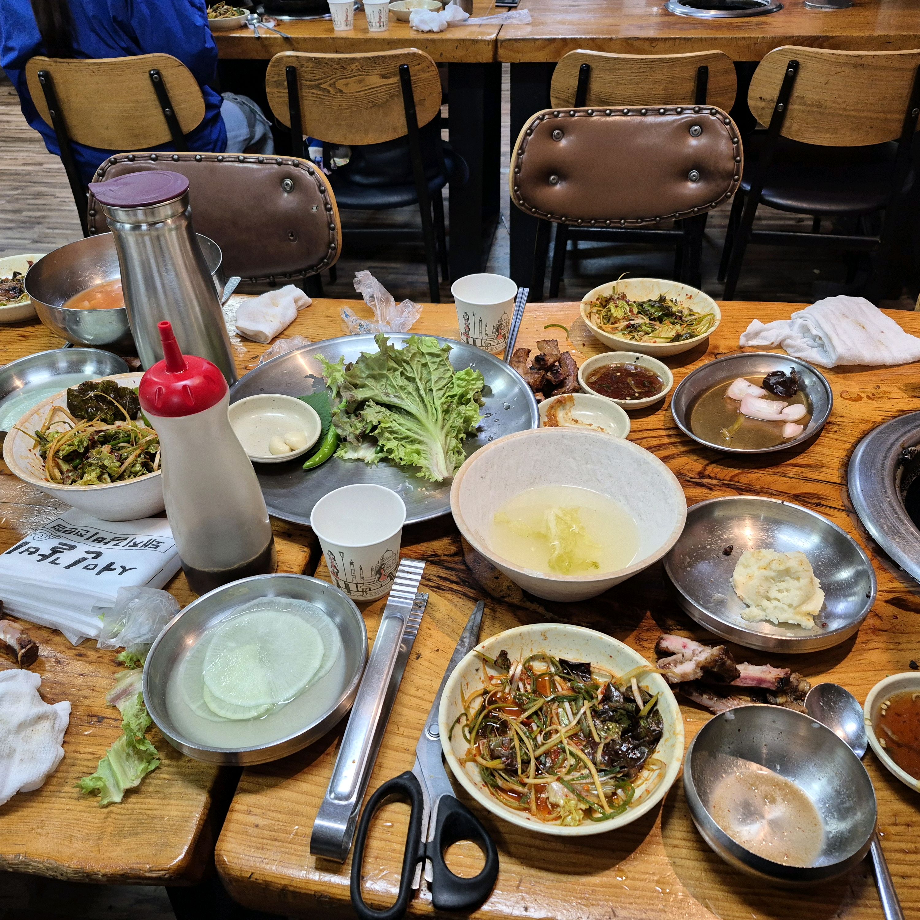 너무 맛있게 다먹고 사진 찍었내요~!! - 대구 맛집 서민갈비