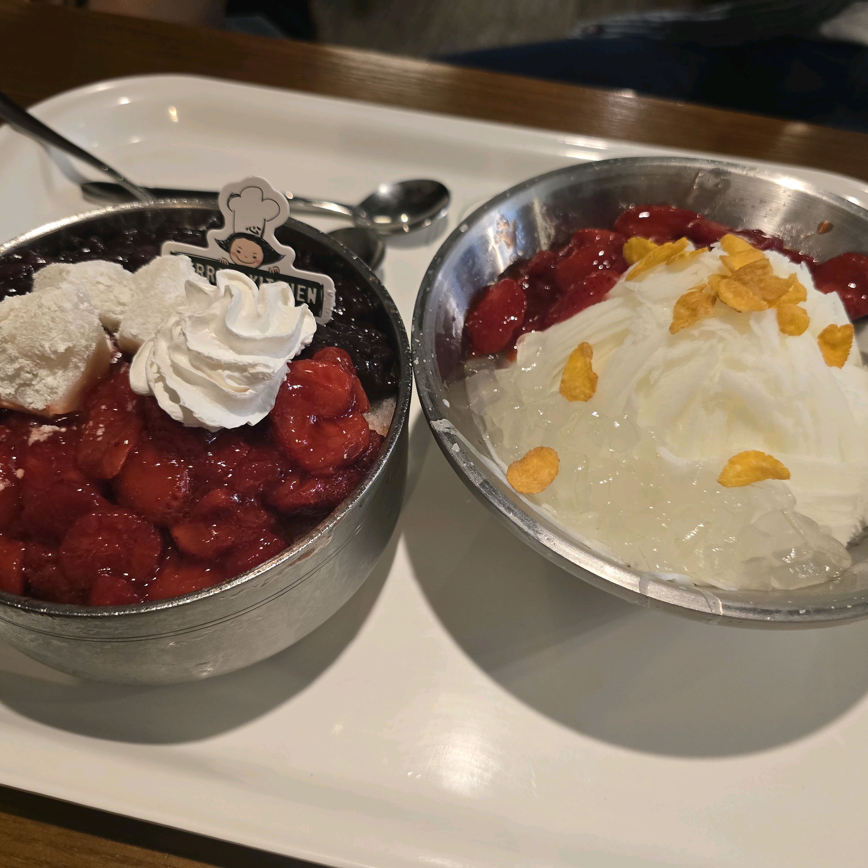 올해 첫빙수예요 - 대전 맛집 성심당 테라스키친