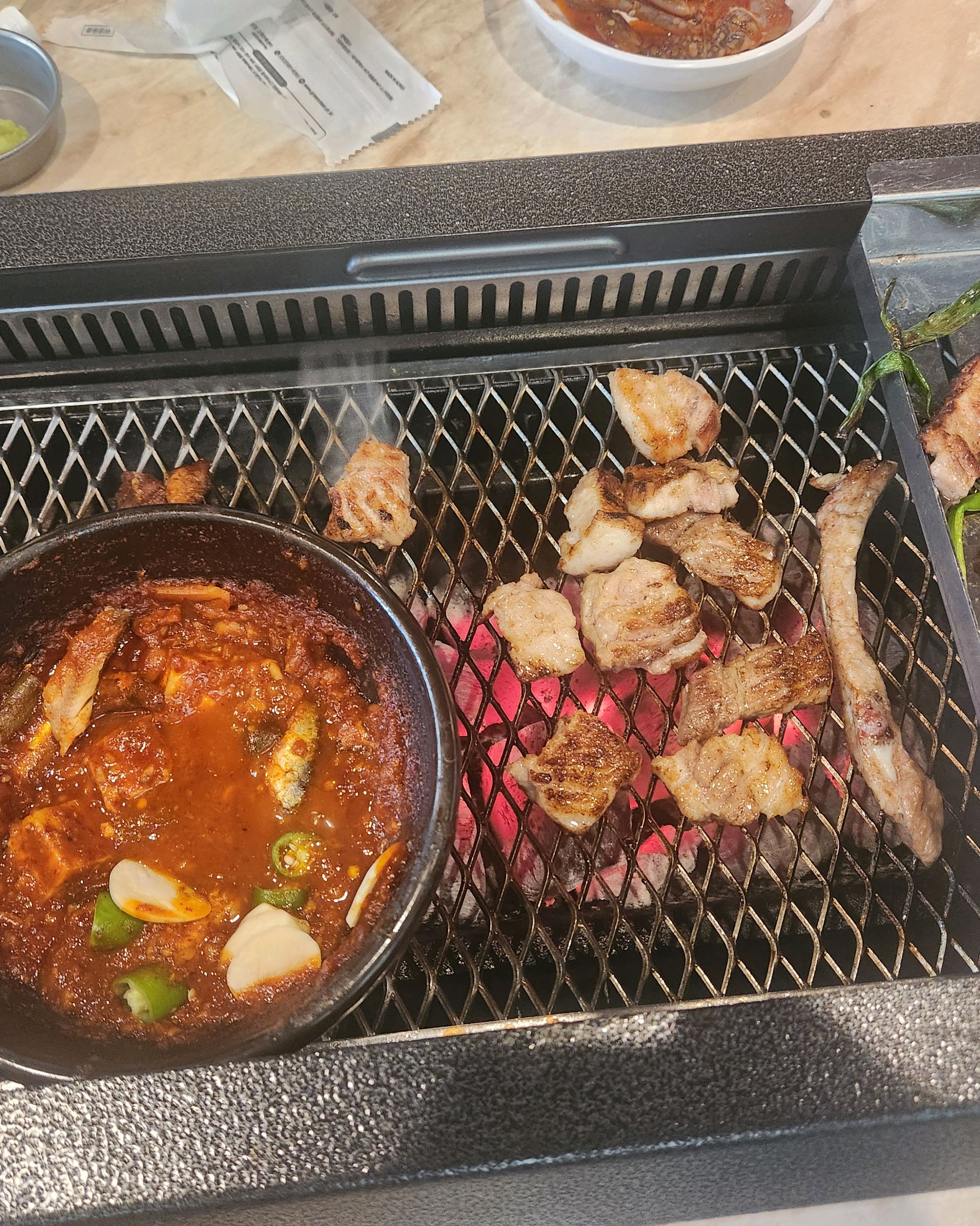 기각맥히게 맛있어용 스ㅜㅁ은 보물차기성공 - 제주 맛집 포크80 제주공항점