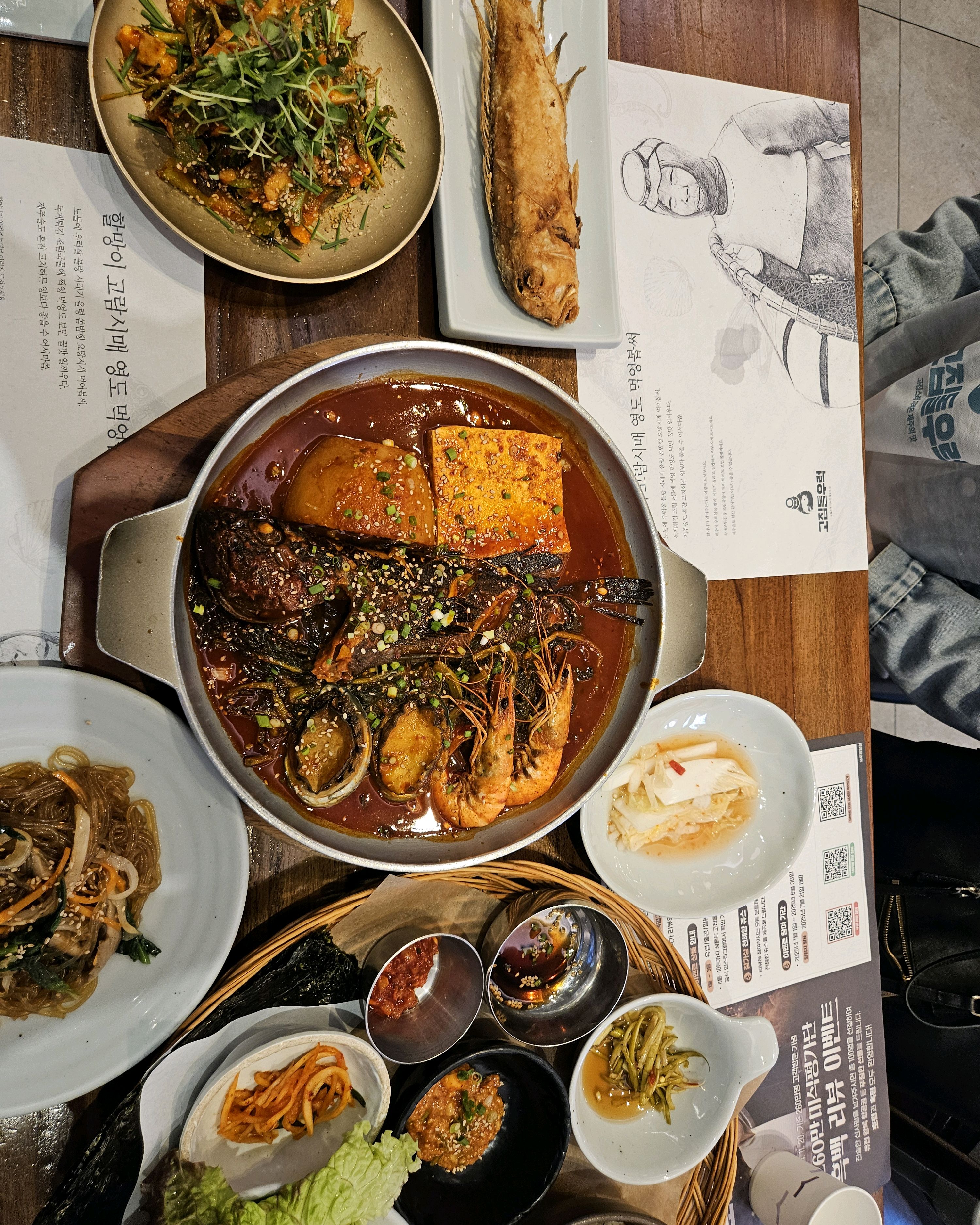 푸짐하고 맛나요^^ - 제주 맛집 고집돌우럭 제주공항점