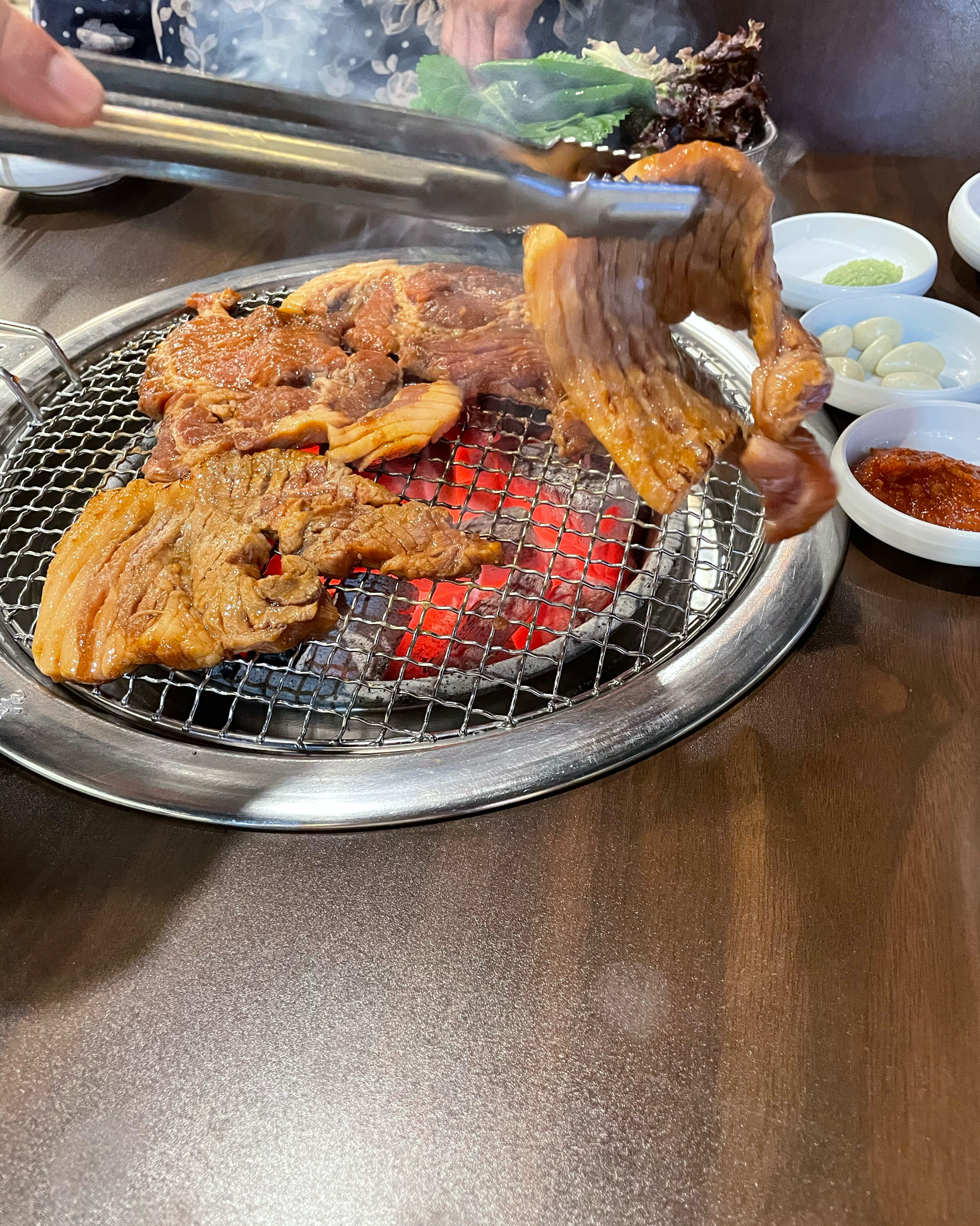 갓만에. 맜있는. 돼지갈비. 머것어요 - 대구 맛집 본가숯불돼지갈비 수성못점
