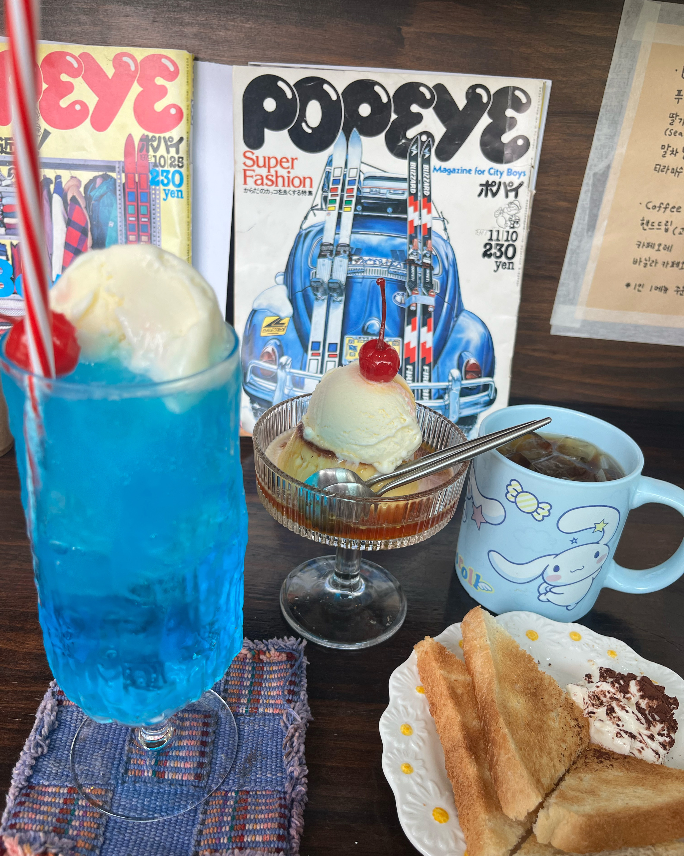 카페 분위기 좋고 아늑해요 푸딩이랑 음료도 다 예뿌고 맛있어요! 사진찍기도 좋아요💖👍👍 - 대전 맛집 킷사코오리