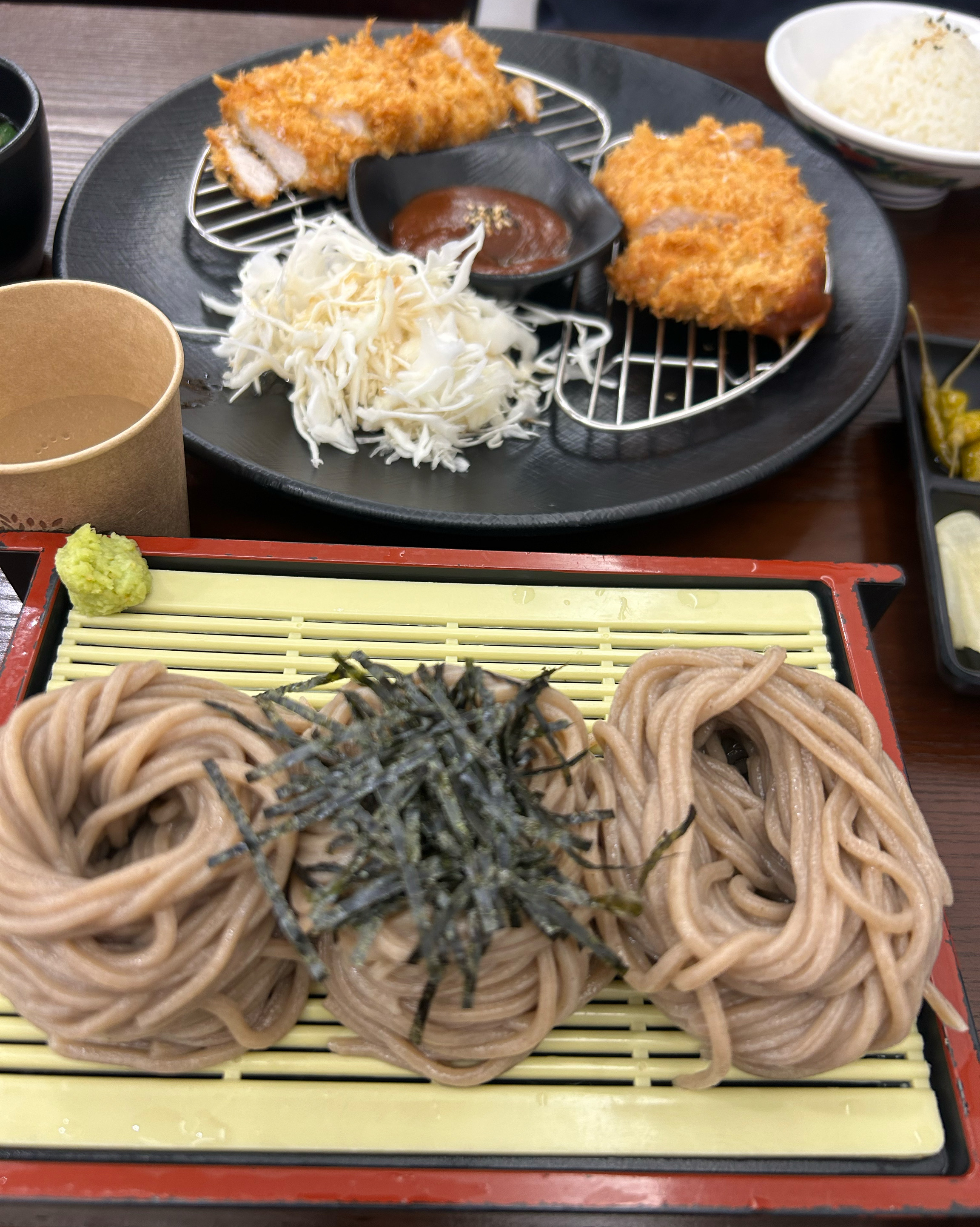 돈까스 소바 존맛탱!!! - 안양 비산동 맛집 삼동소바 안양평촌점