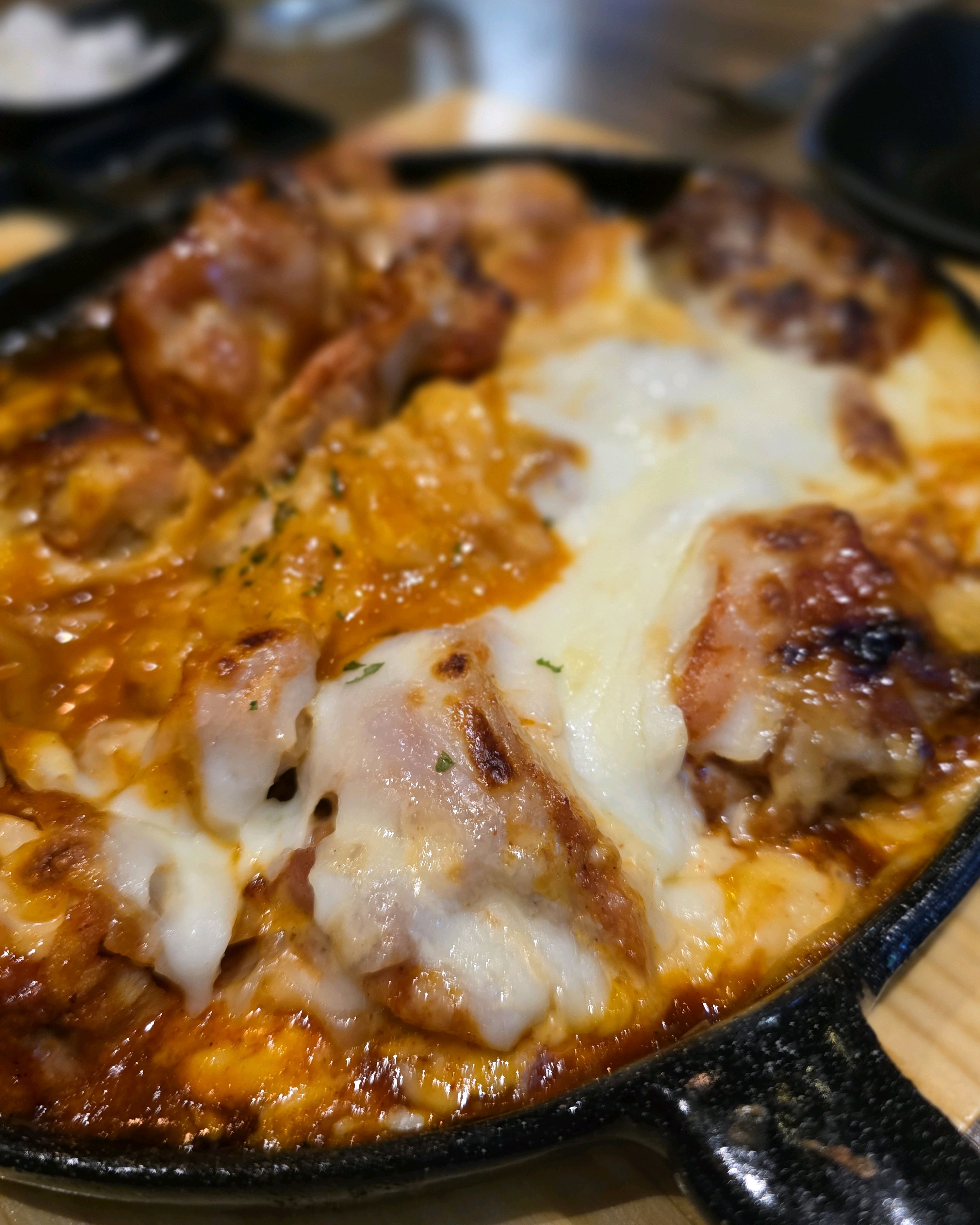 가마솥양념모짜 처음 먹어봤어요 - 인천 맛집 가마꿉 당하 본점