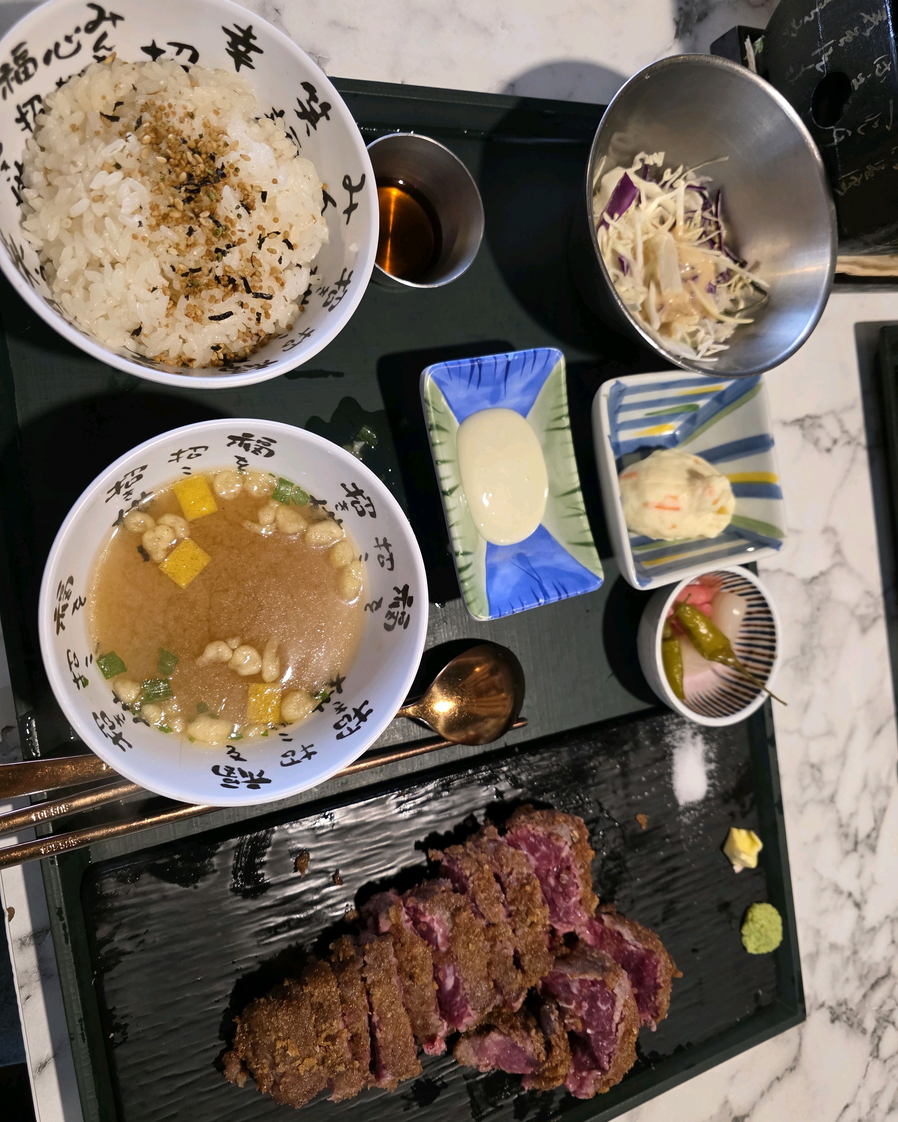 양 많고 맛있어요!!배부르게 잘먹었습니당 직원분들도 친절하셔서 좋았어용 - 대전 맛집 고베규카츠 대전은행점