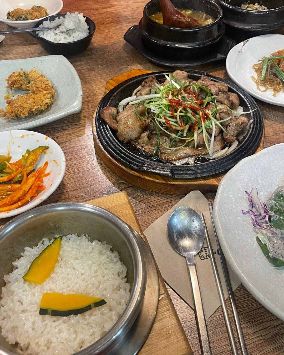 첫방문인데 맛있고 친절해용 ㅎㅎ - 인천 맛집 부평직화구이쌈밥