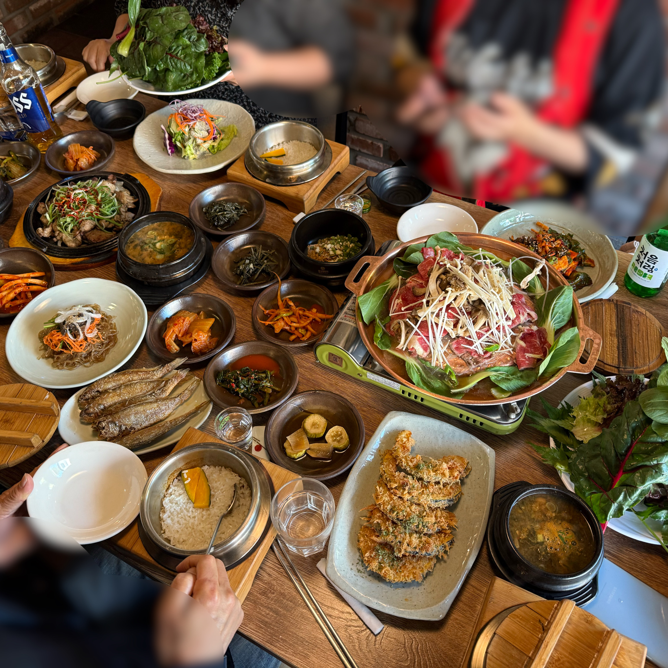 깔끔하고 넓어서 좋아요. 신선하고 맛있네요! - 인천 맛집 부평직화구이쌈밥