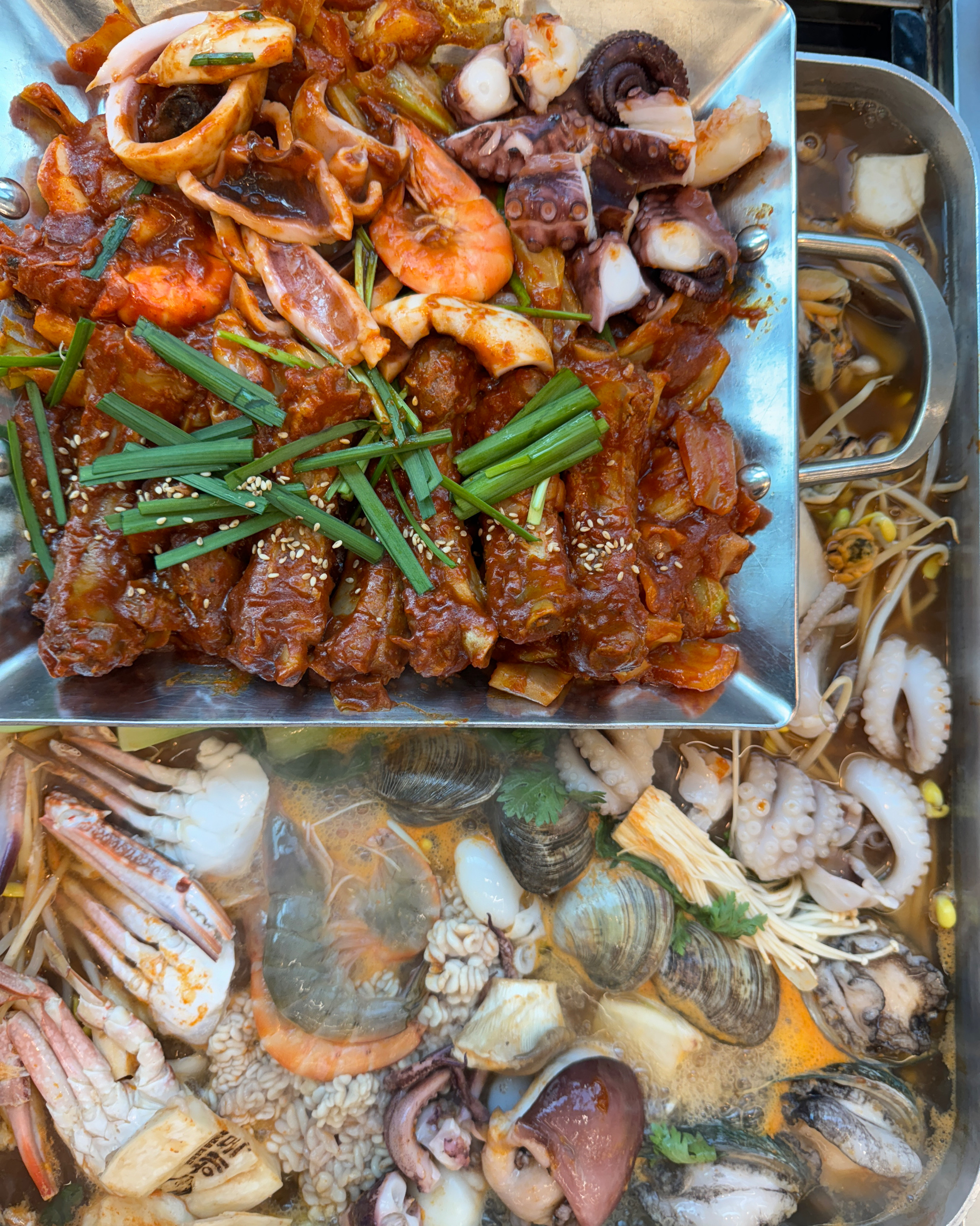 가족들과 친척들과 오랜만에 맛있는 음식먹으러 외식했는데 너무 좋은 선택이었습니다! 양도 푸