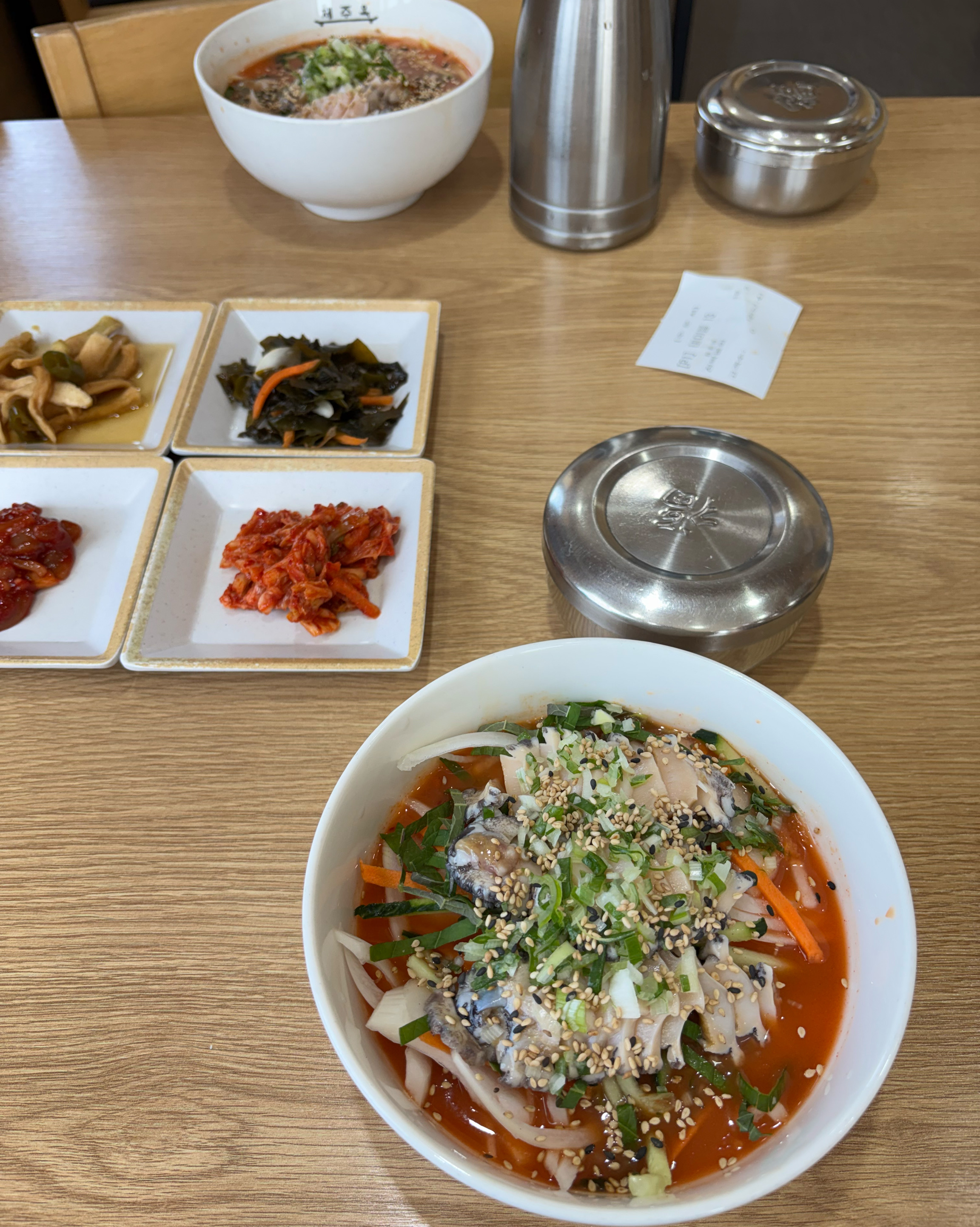 물회 맛집입니다!!!! - 제주 맛집 애월 온기