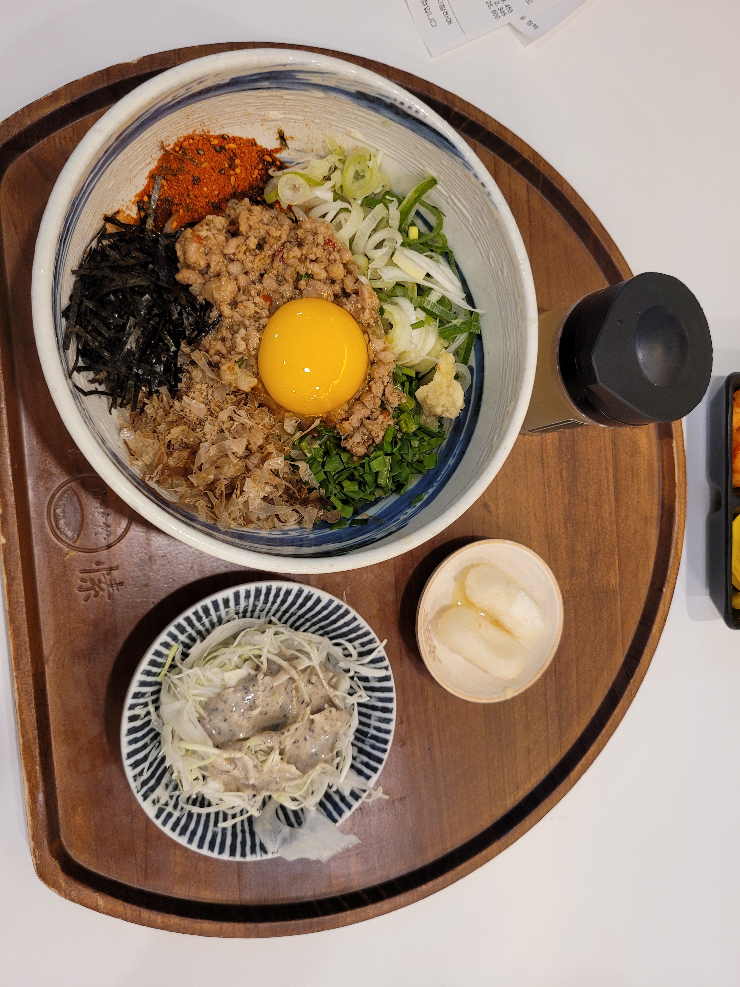친구가 먹는거 뺏어먹고는 반해서 즐겨먹는 마제소바예요!! - 구월로데오 맛집 백소정 구월로데오점