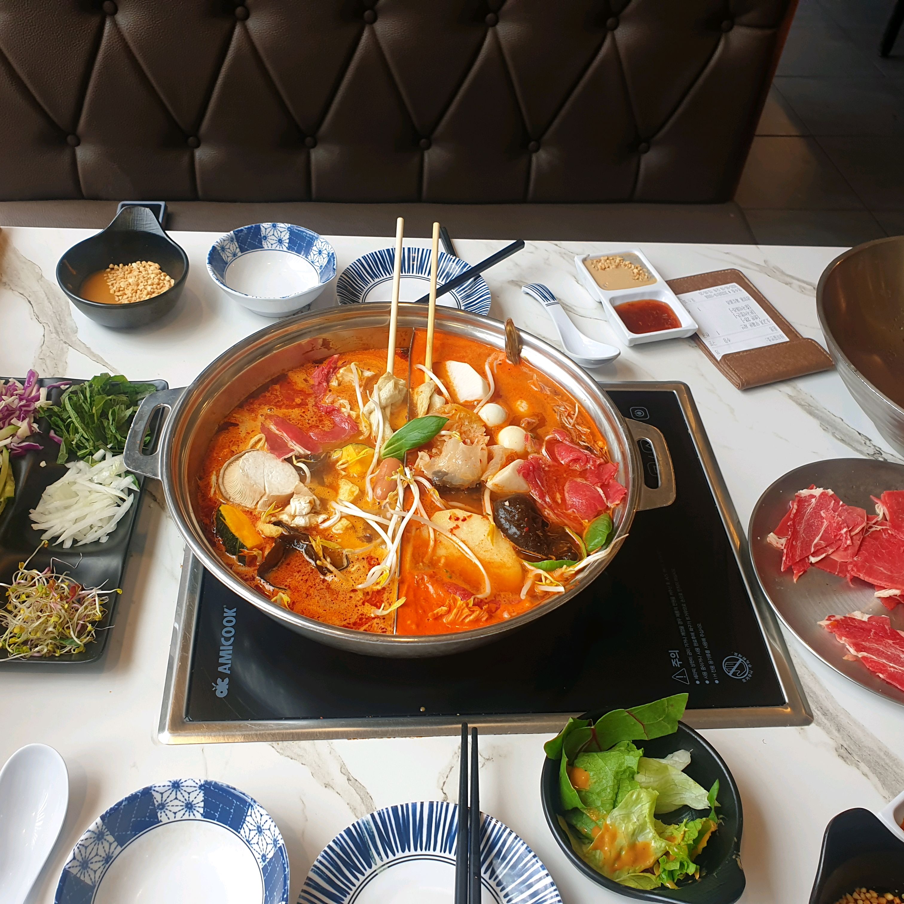 마라육수가 적당하고 맛있었어요~ - 대전 맛집 퐁당 유성점