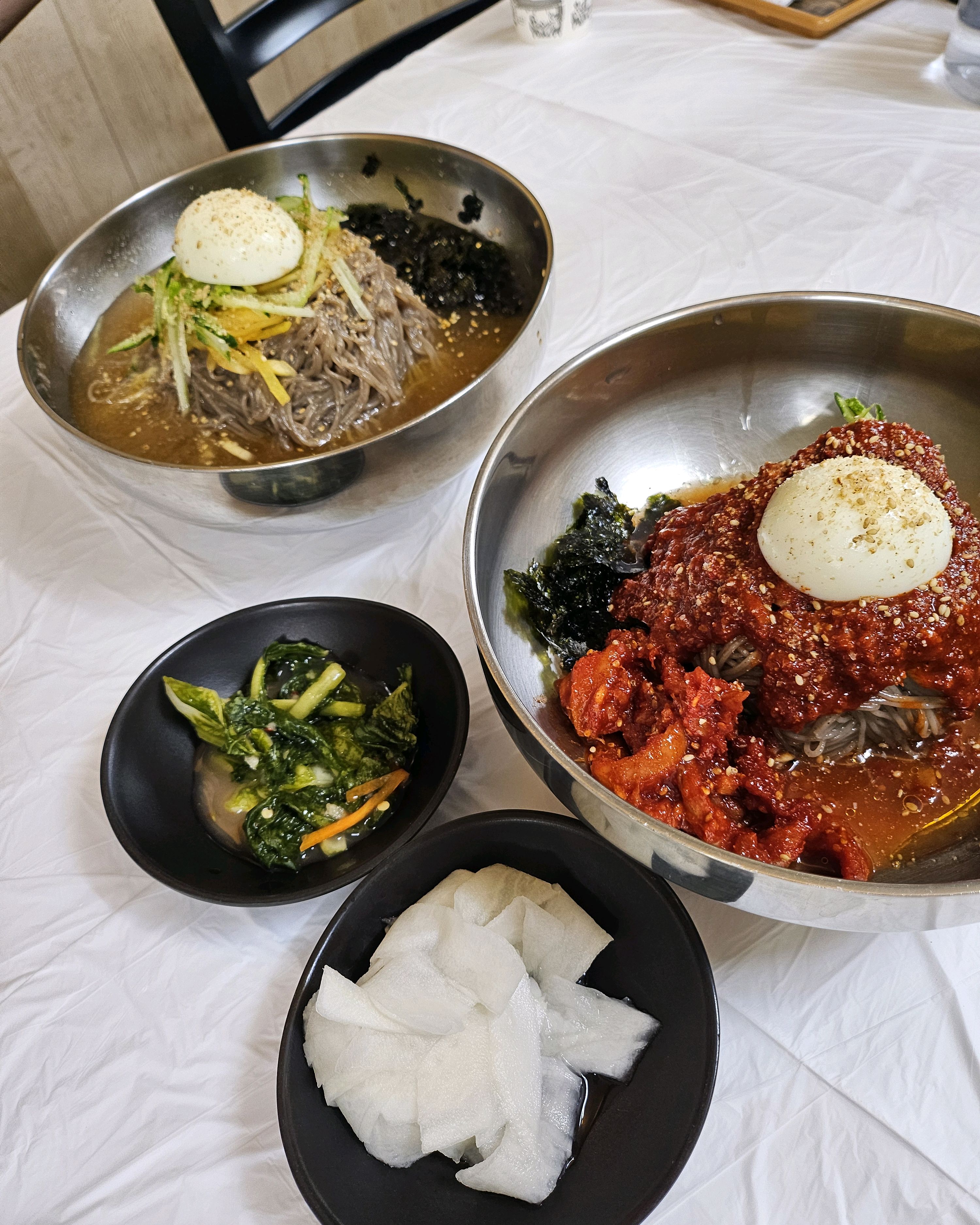 속초여행왔다가 들른곳인데 너무맛있어서 - 아바이마을 맛집 솔밭가든막국수