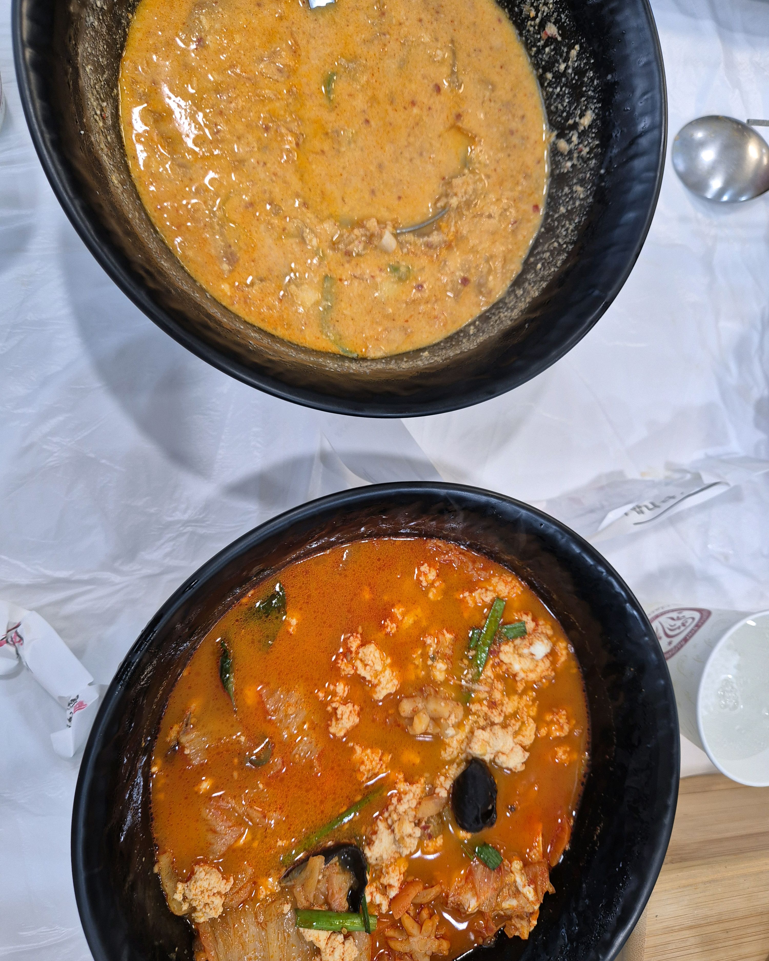 비지찌개, 순두부백반, 해물짬뽕순두부 아이들과 먹었는데 정말 맛있어요~~ 공기밥, 반찬 셀