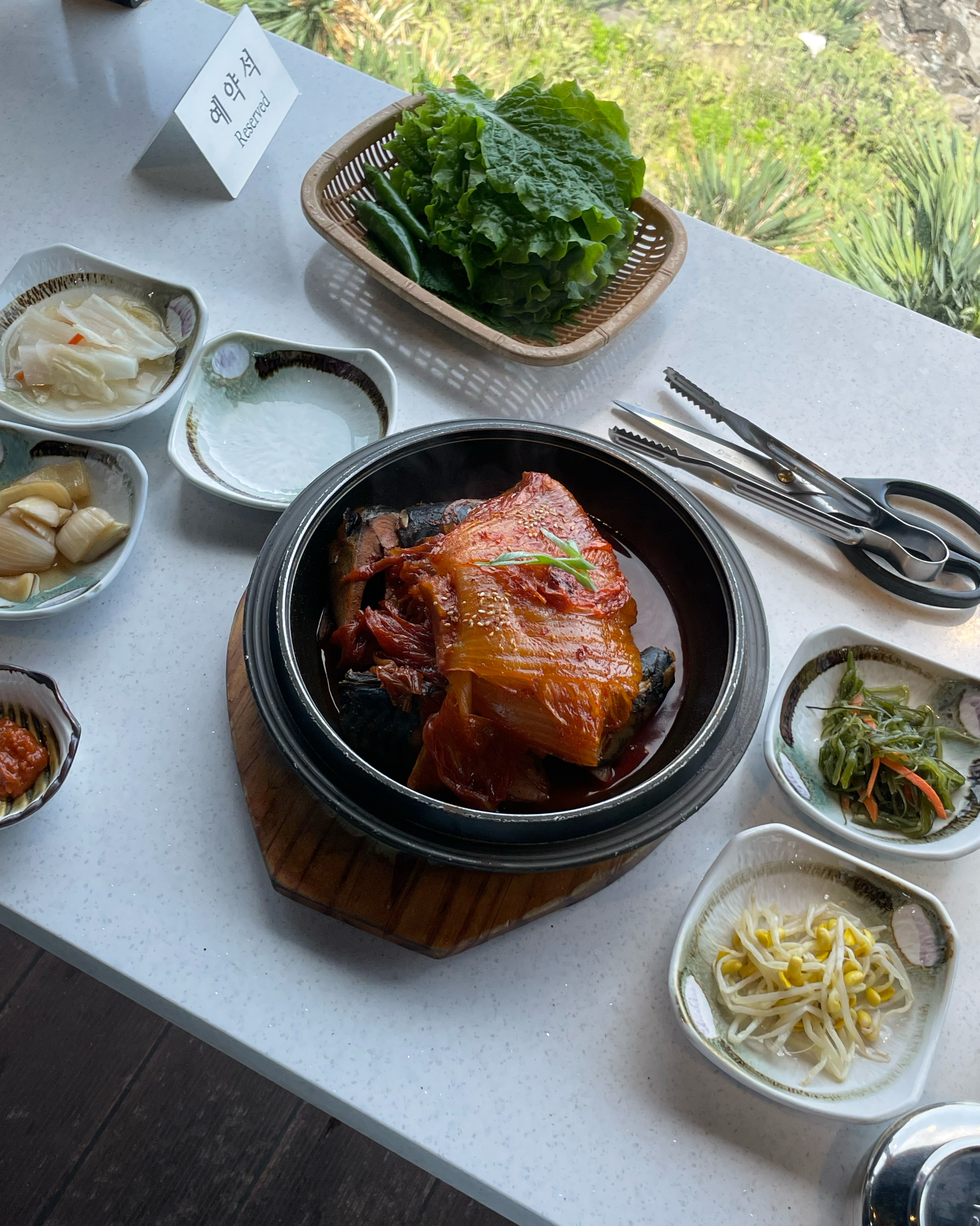 너무 맛있고 뷰도 좋아용 다음에 또 올게요! - 제주 맛집 이춘옥원조고등어쌈밥 제주애월본점